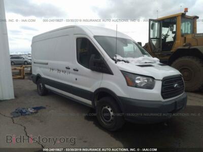2015 Ford TRANSIT T-150, white — VIN 1FTNE2CG2FKA61844, IAAI