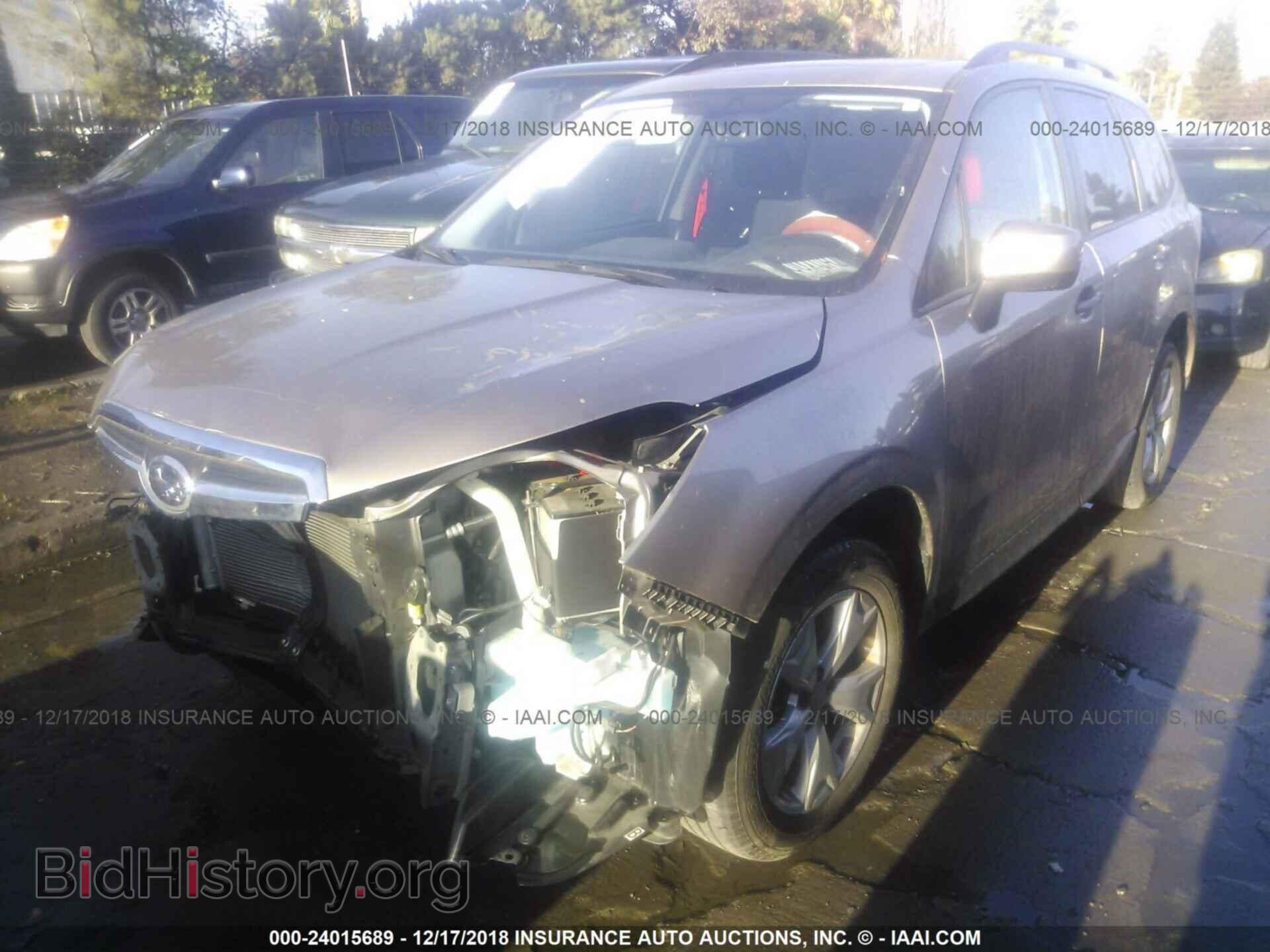 2015 Subaru Forester - VIN: JF2SJADC9FH474945 - Фото 2