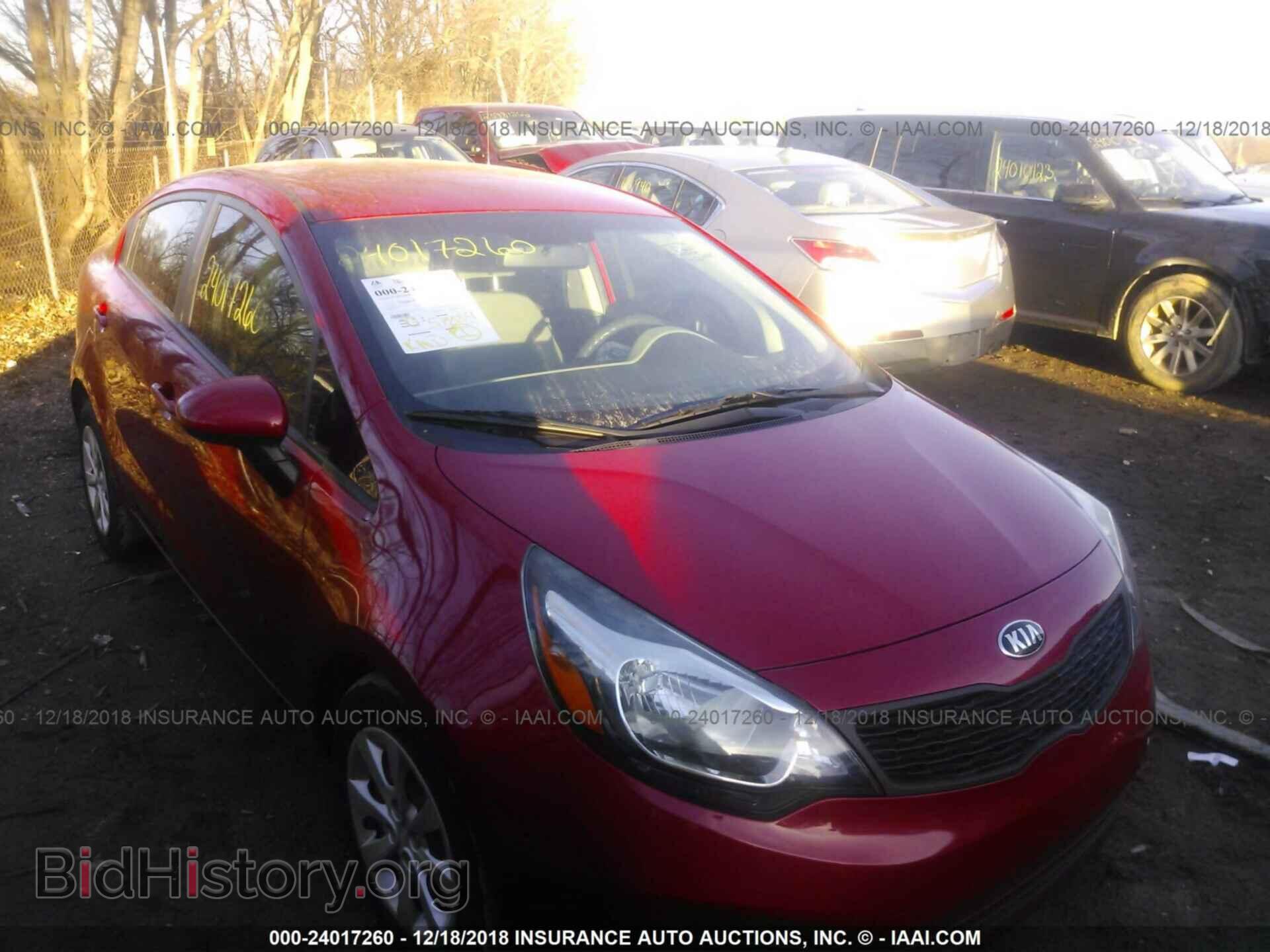 Фотография KNADM4A39F6444728 - KIA RIO 2015