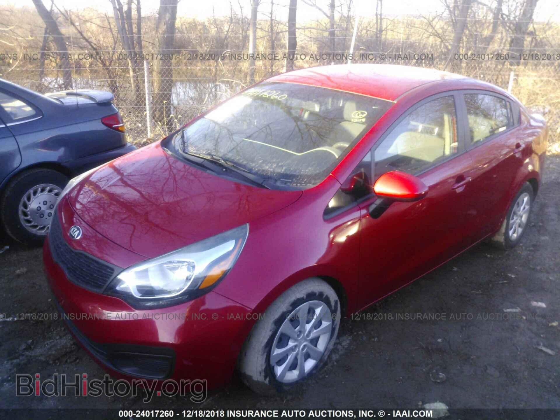 2015 KIA RIO - VIN: KNADM4A39F6444728 - Фото 2