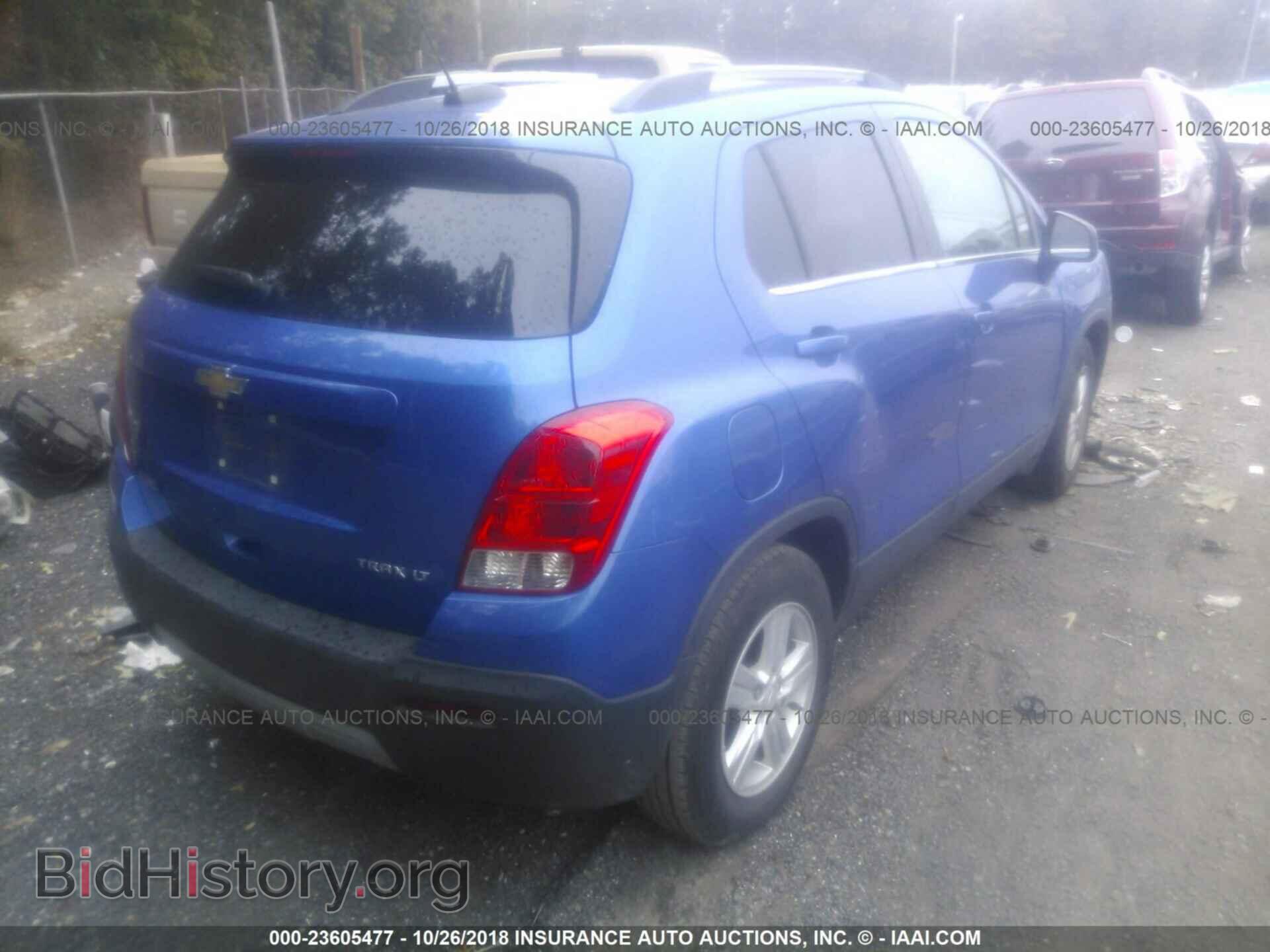 2016 CHEVROLET TRAX - VIN: KL7CJLSB4GB697243 - Фото 4
