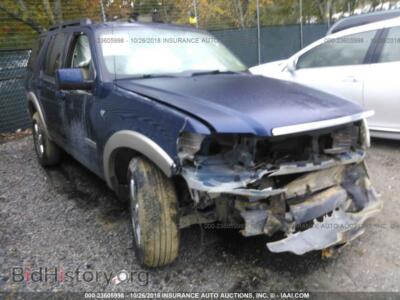 2008 Ford EXPLORER, blue — VIN 1FMEU74808UB02479, IAAI