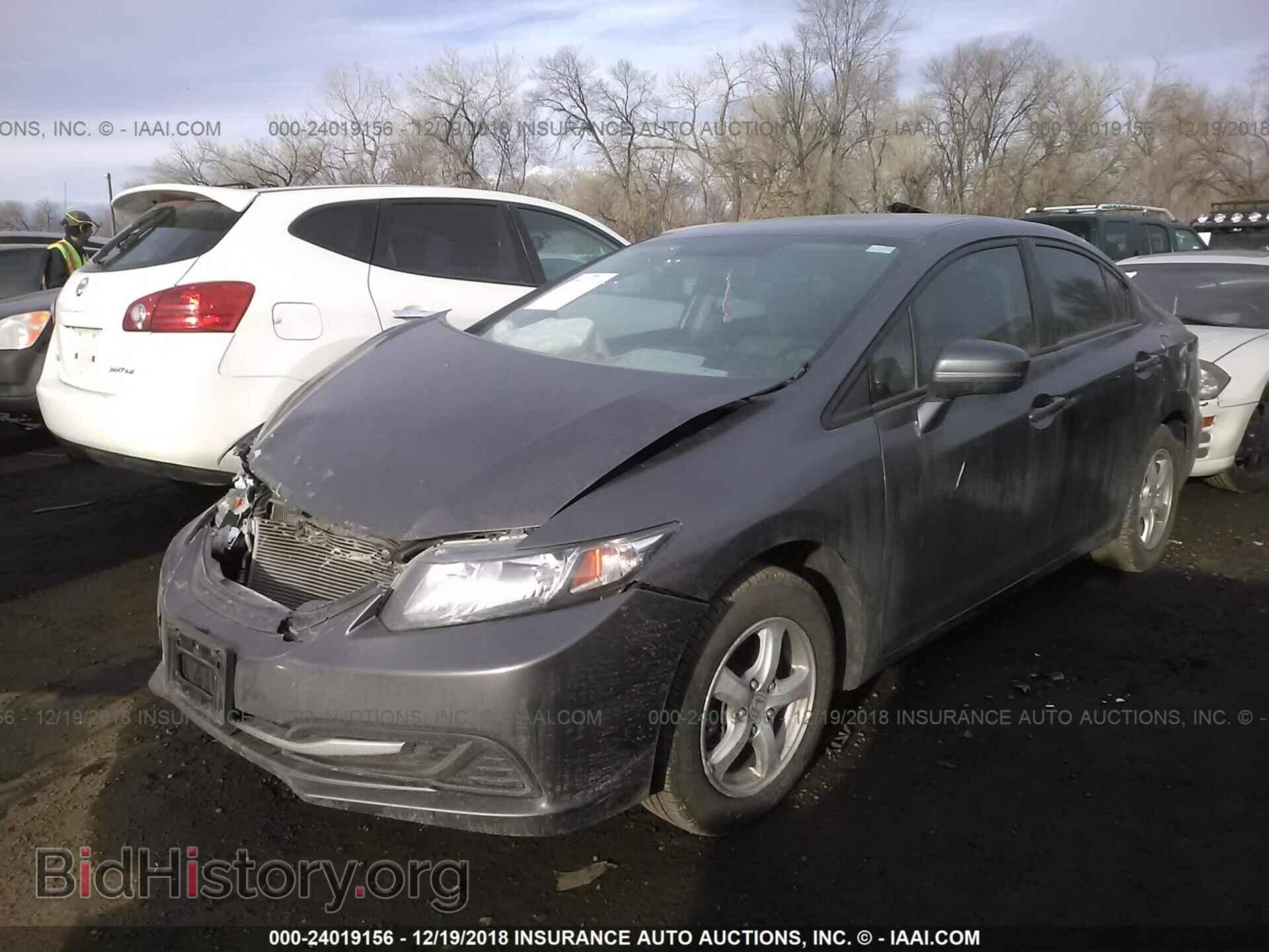 2014 HONDA CIVIC - VIN: 19XFB5F58EE000279 - Фото 2