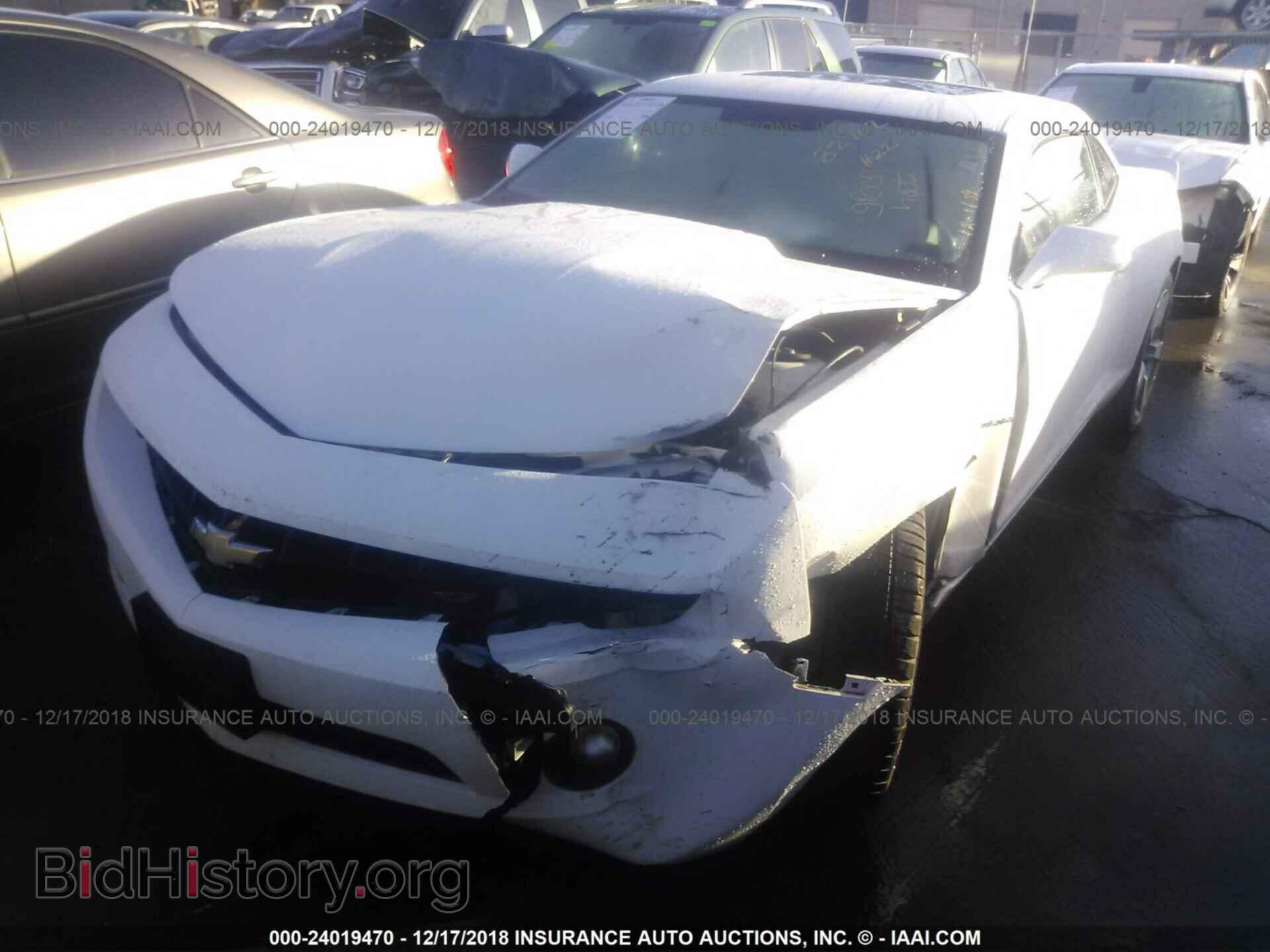 2012 CHEVROLET CAMARO - VIN: 2G1FC1E36C9205609 - Photo 2