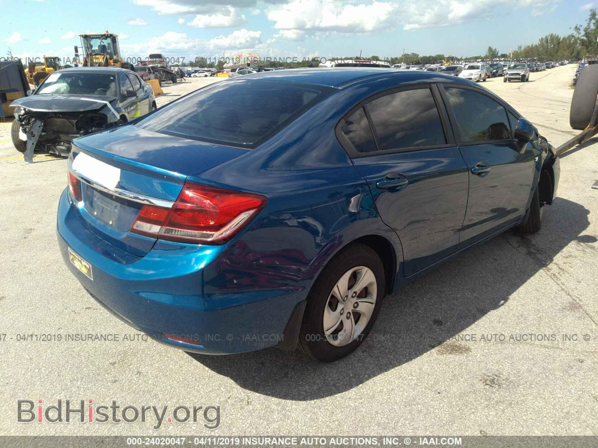 2013 HONDA CIVIC - VIN: 19XFB2F52DE004776 - Фото 4