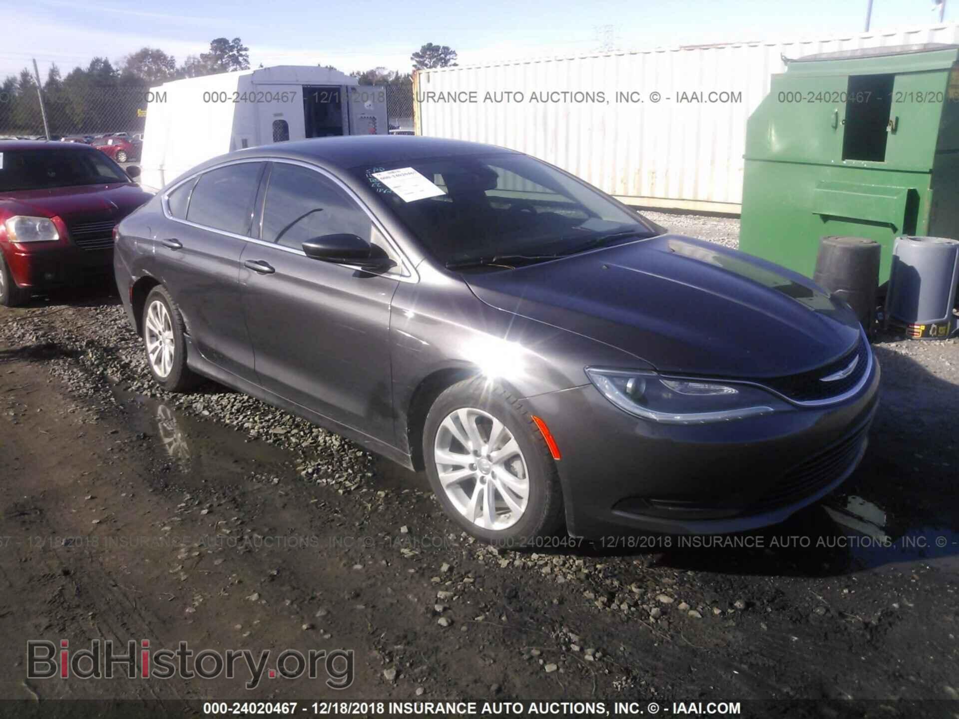Фотография 1C3CCCFB0GN186235 - CHRYSLER 200 2016