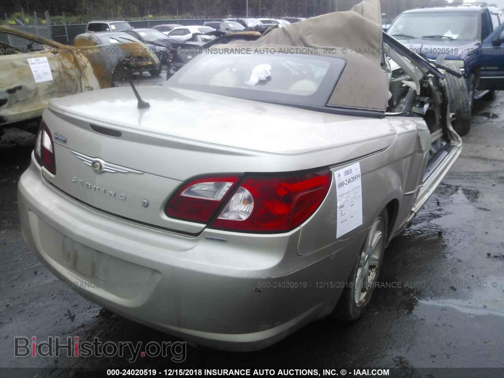 2008 CHRYSLER SEBRING - VIN: 1C3LC65M38N636949 - Фото 4