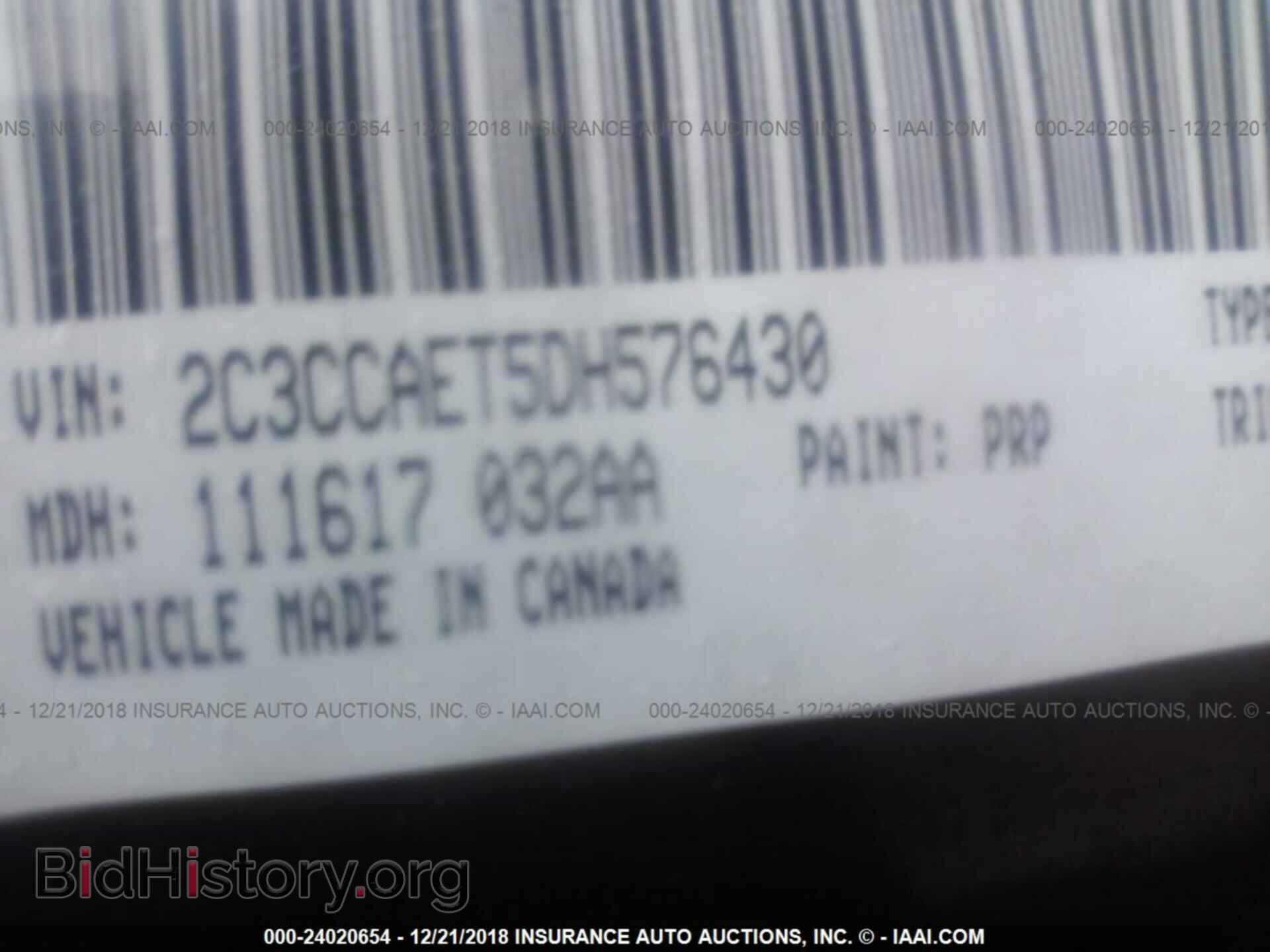 2013 CHRYSLER 300C - VIN: 2C3CCAET5DH576430 - Фото 9