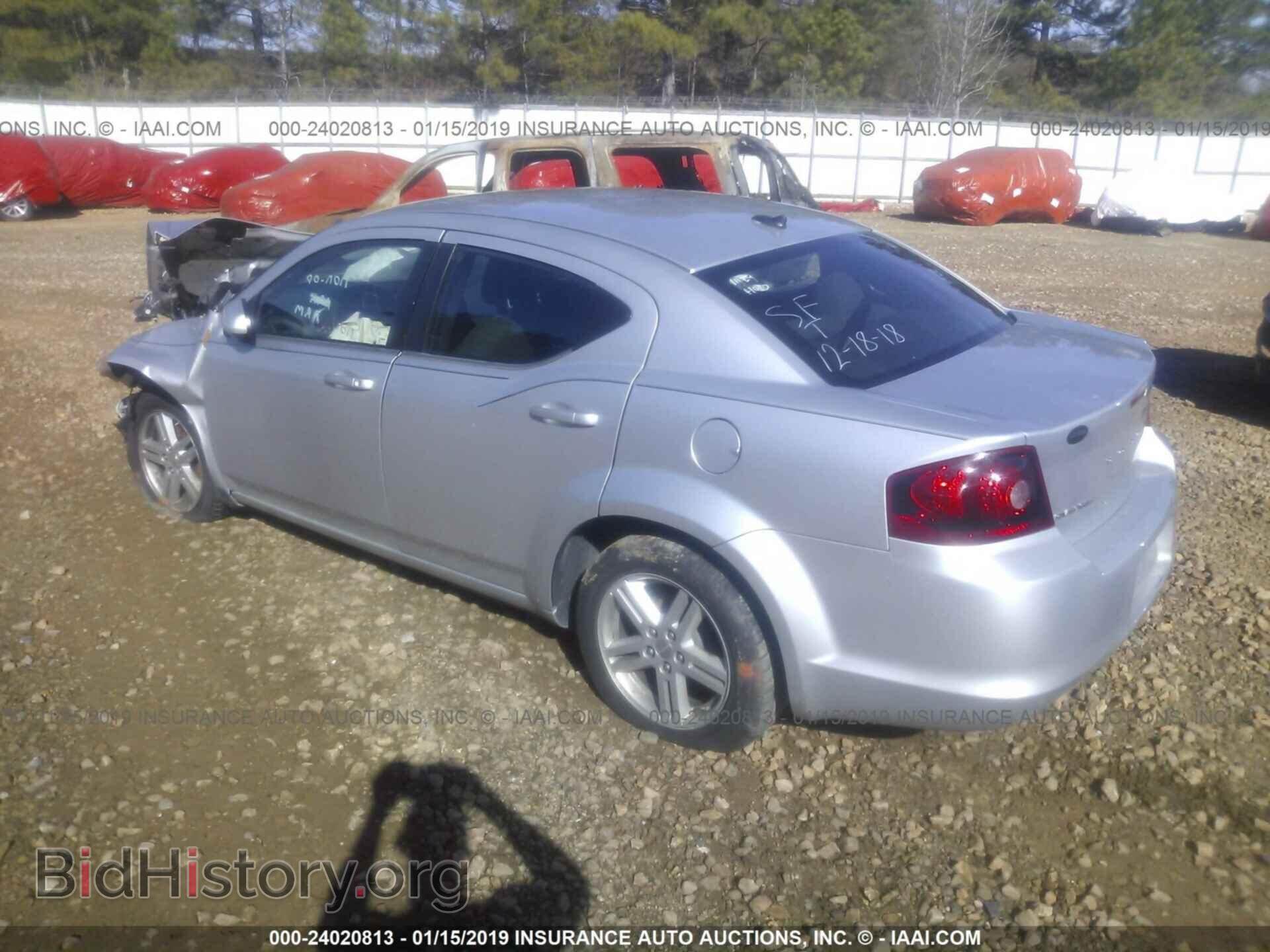 2012 DODGE AVENGER - VIN: 1C3CDZCB6CN188196 - Фото 3