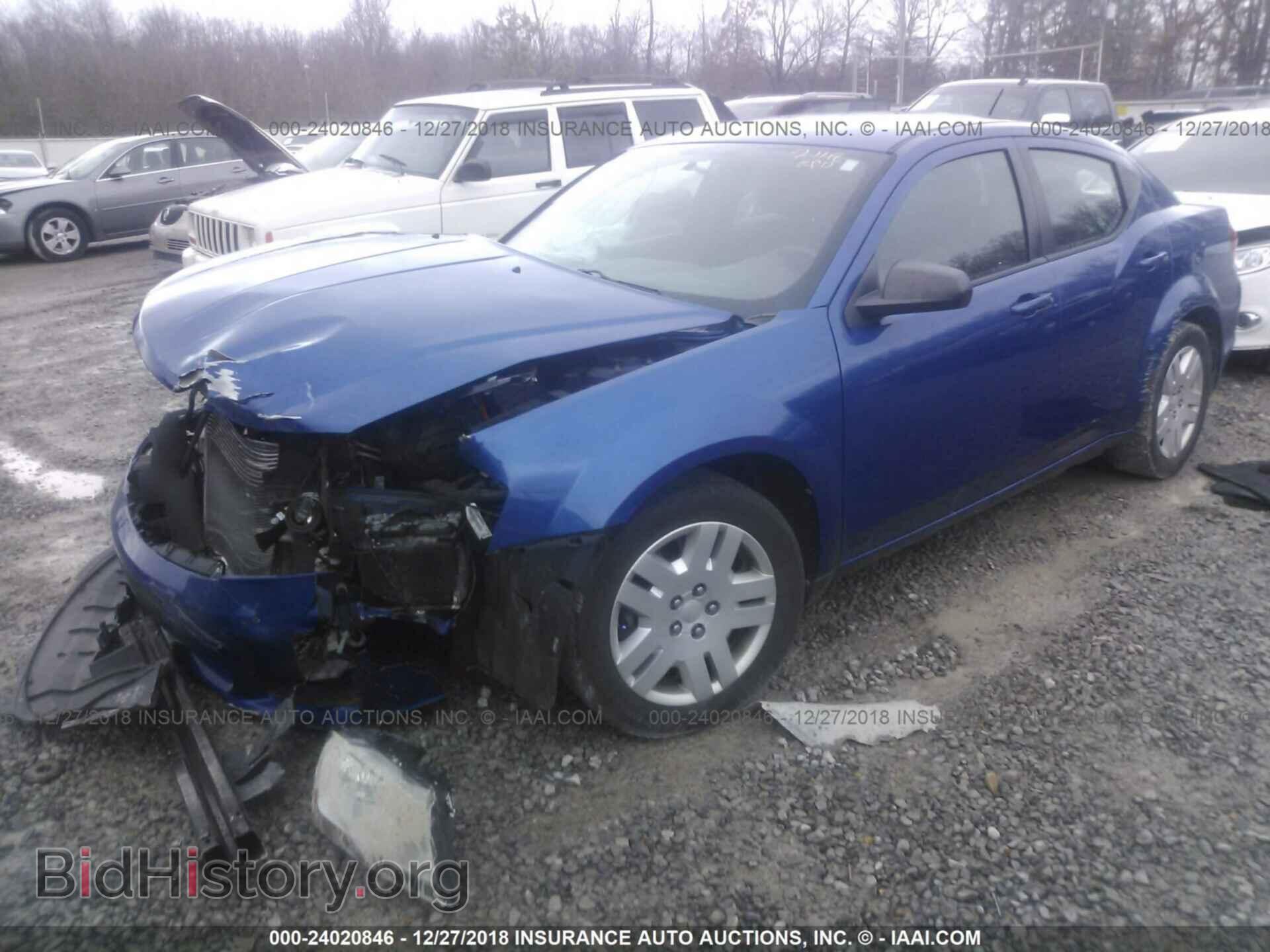 2013 DODGE AVENGER - VIN: 1C3CDZABXDN725740 - Фото 2