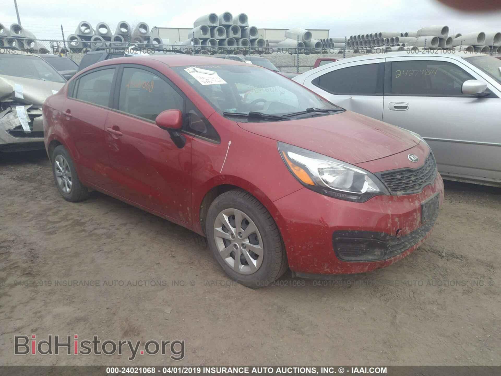 Фотография KNADM4A34E6414163 - KIA RIO 2014