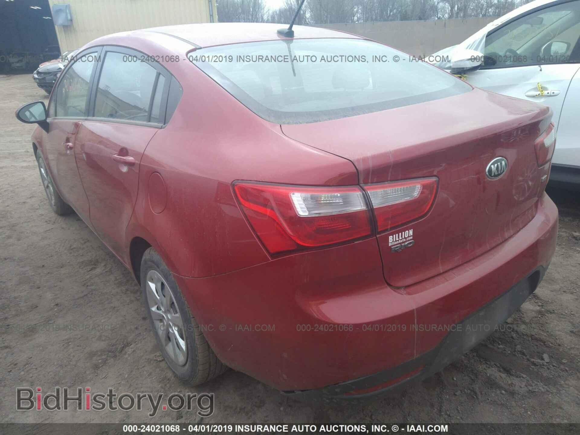 2014 KIA RIO - VIN: KNADM4A34E6414163 - Фото 3