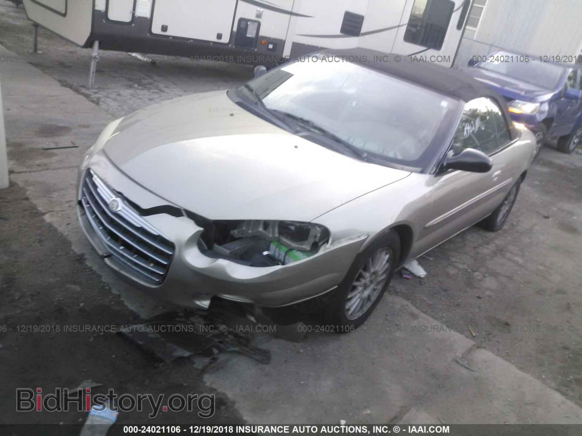 2004 CHRYSLER SEBRING - VIN: 1C3EL55R04N360254 - Фото 2