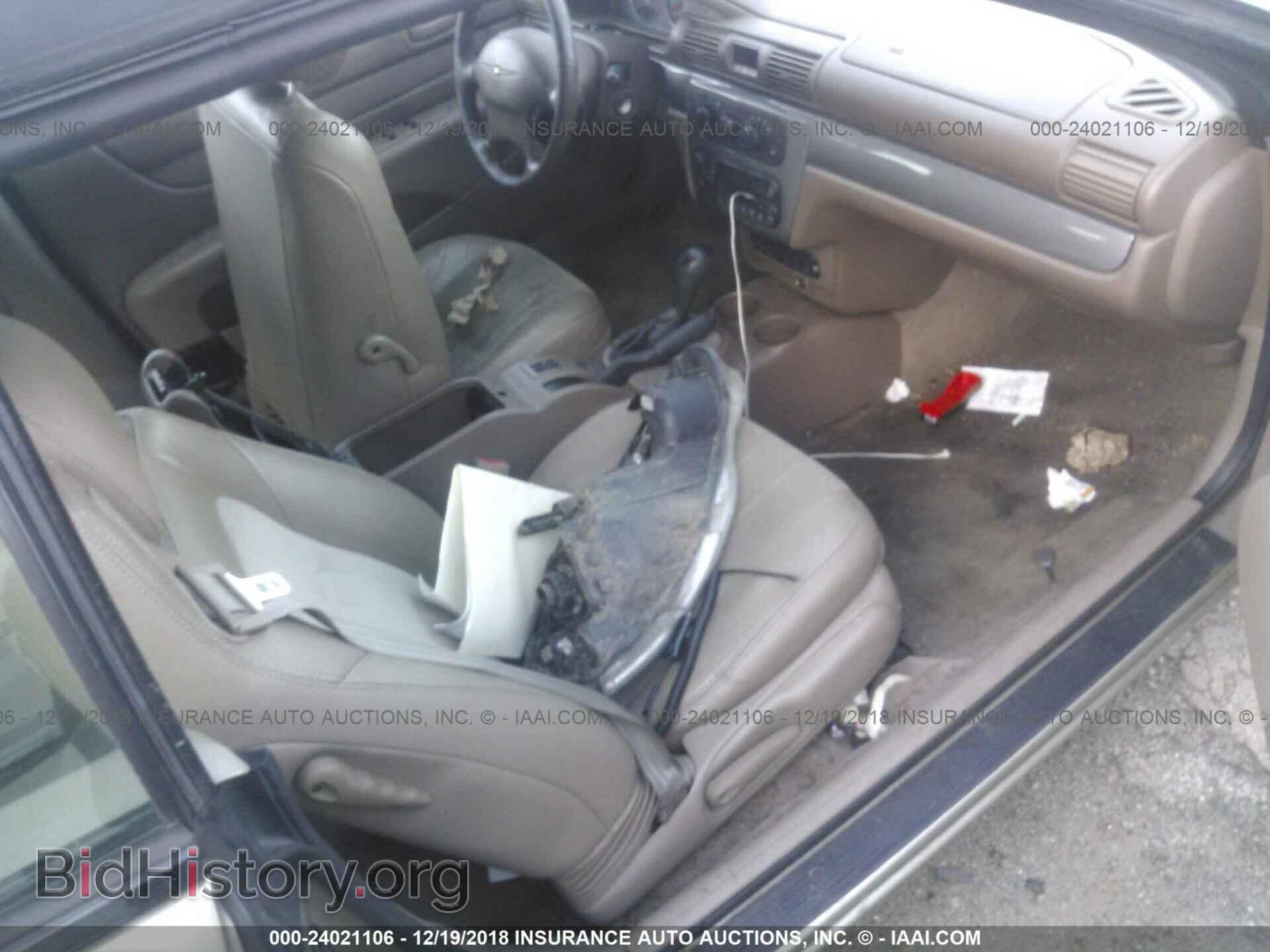 2004 CHRYSLER SEBRING - VIN: 1C3EL55R04N360254 - Фото 5