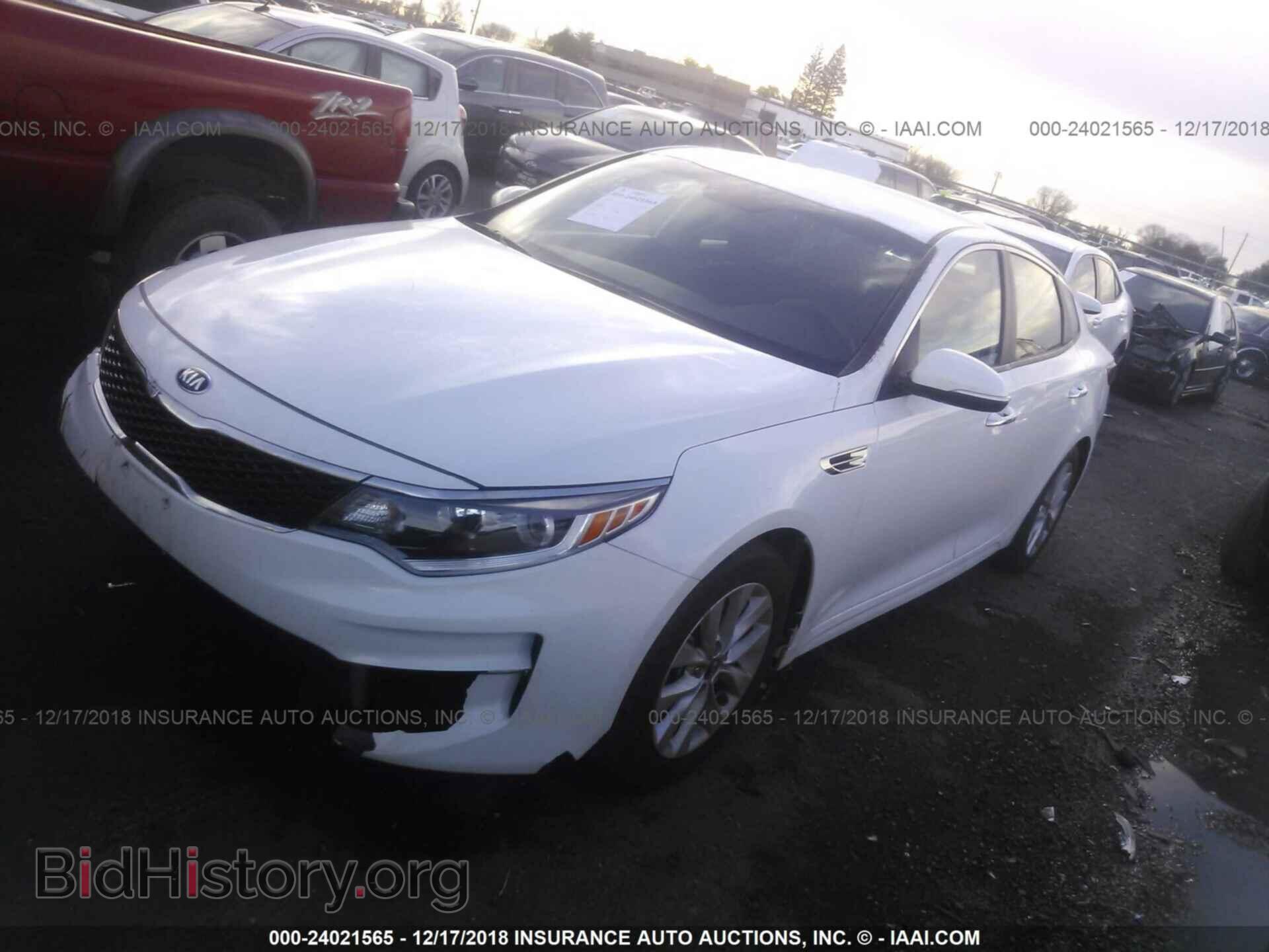 2016 KIA OPTIMA - VIN: 5XXGT4L30GG066429 - Фото 2