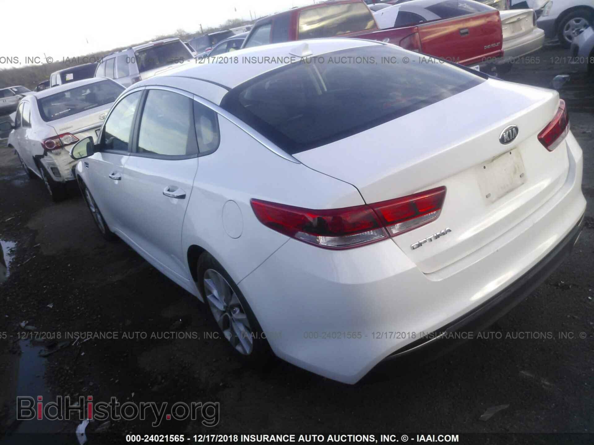 2016 KIA OPTIMA - VIN: 5XXGT4L30GG066429 - Фото 3