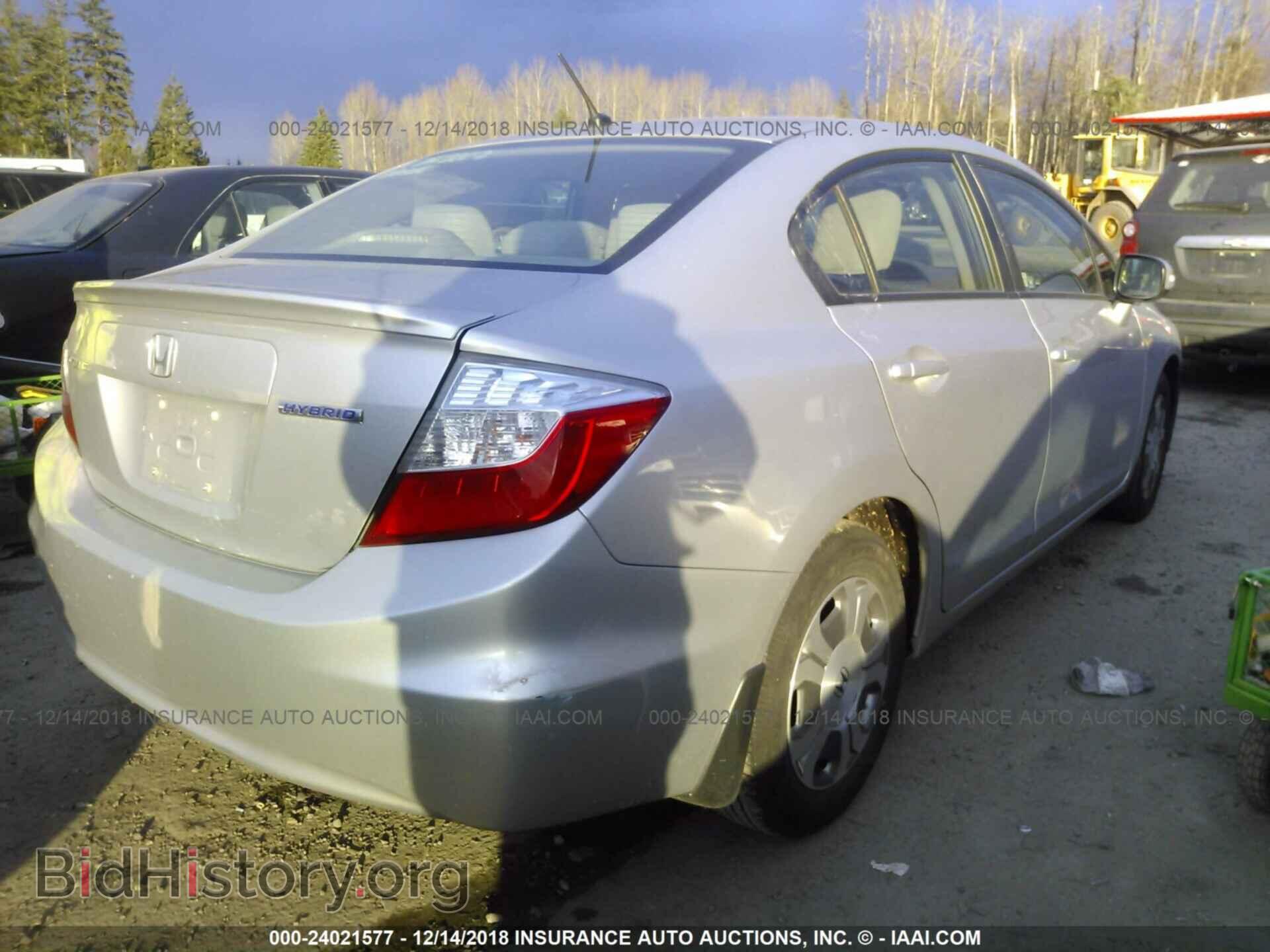 2012 Honda Civic - VIN: JHMFB4F24CS000207 - Фото 4