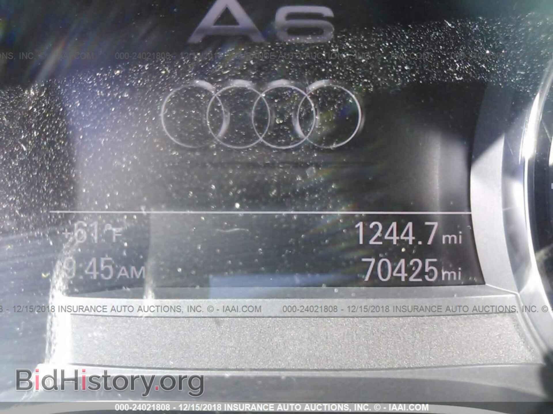 2014 AUDI A6 - VIN: WAUDFAFC9EN023016 - Фото 7