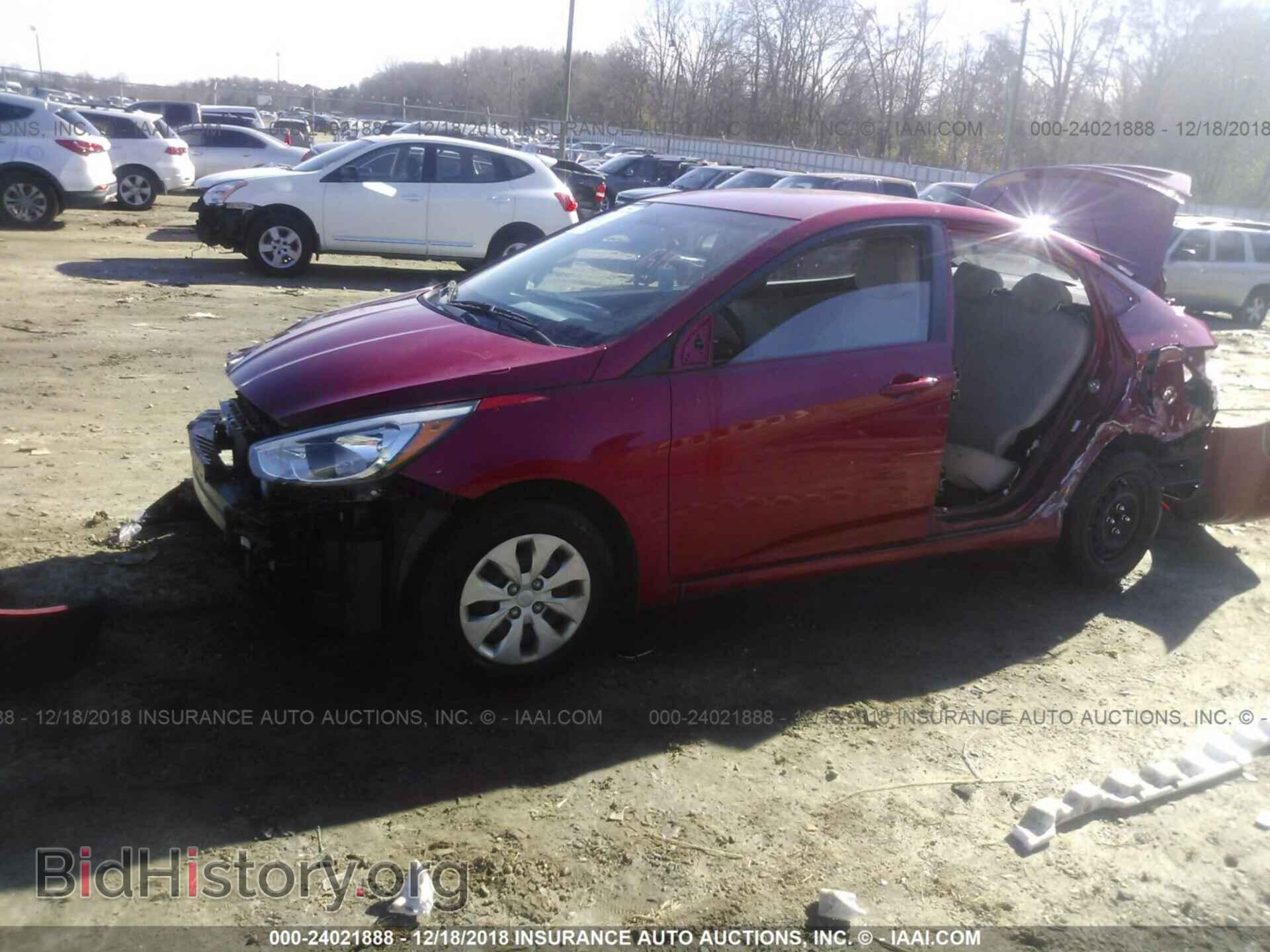 2016 HYUNDAI ACCENT - VIN: KMHCT4AE3GU945657 - Фото 2