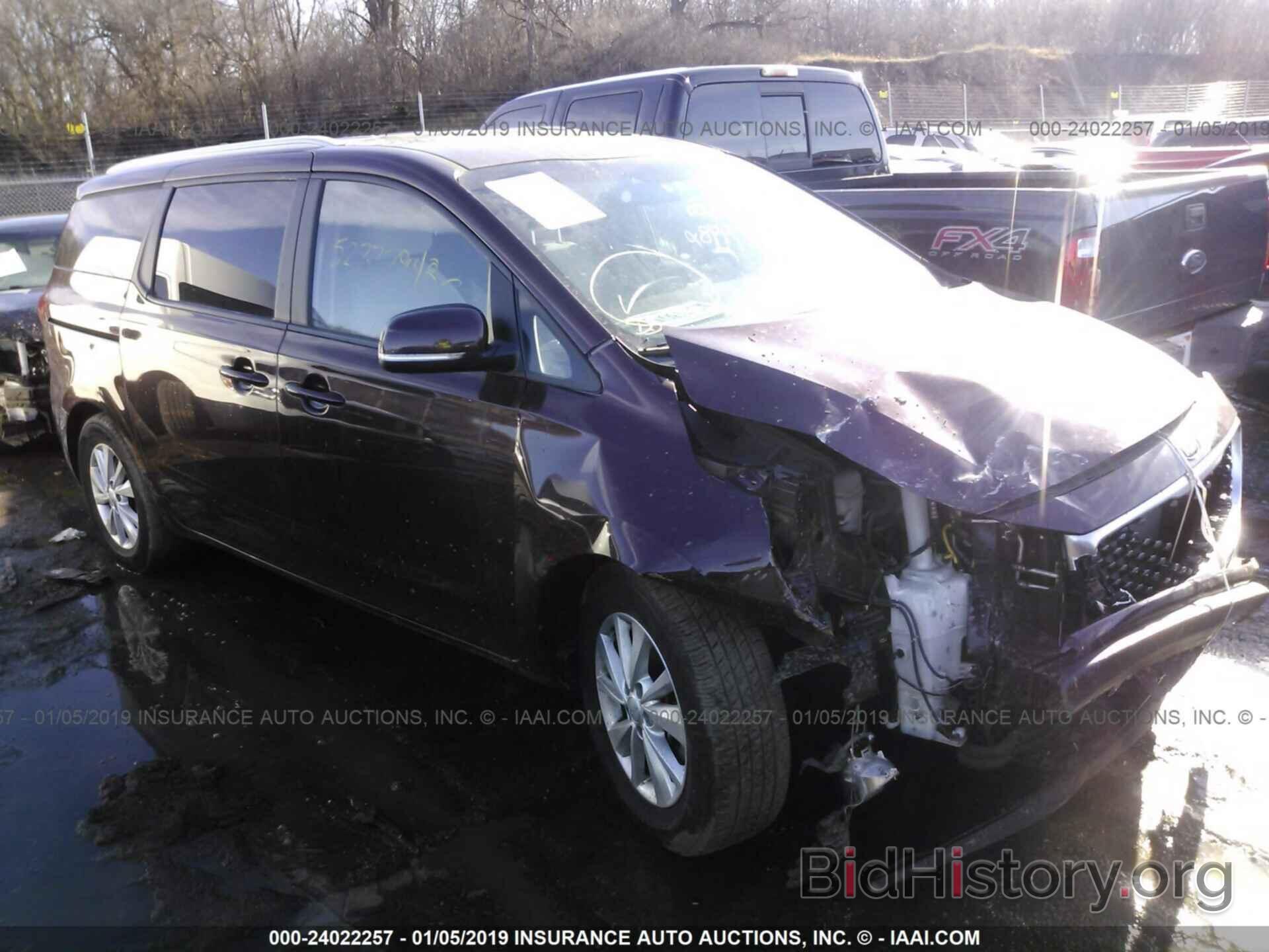 Photo KNDMB5C15G6093523 - KIA SEDONA 2016