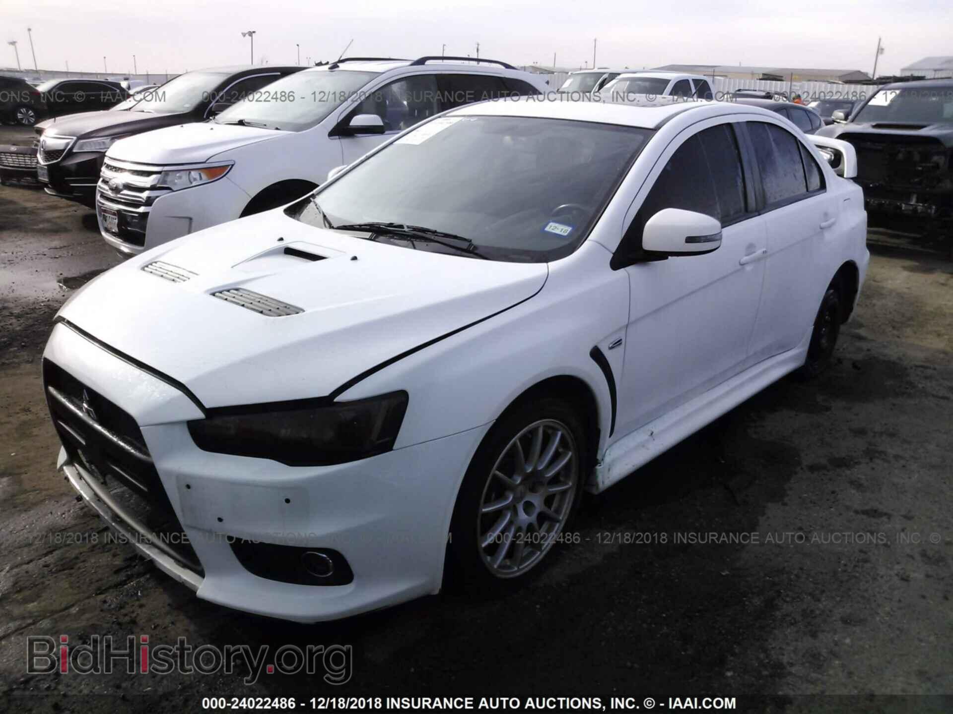 2015 MITSUBISHI LANCER - VIN: JA32W8FV0FU016854 - Фото 2