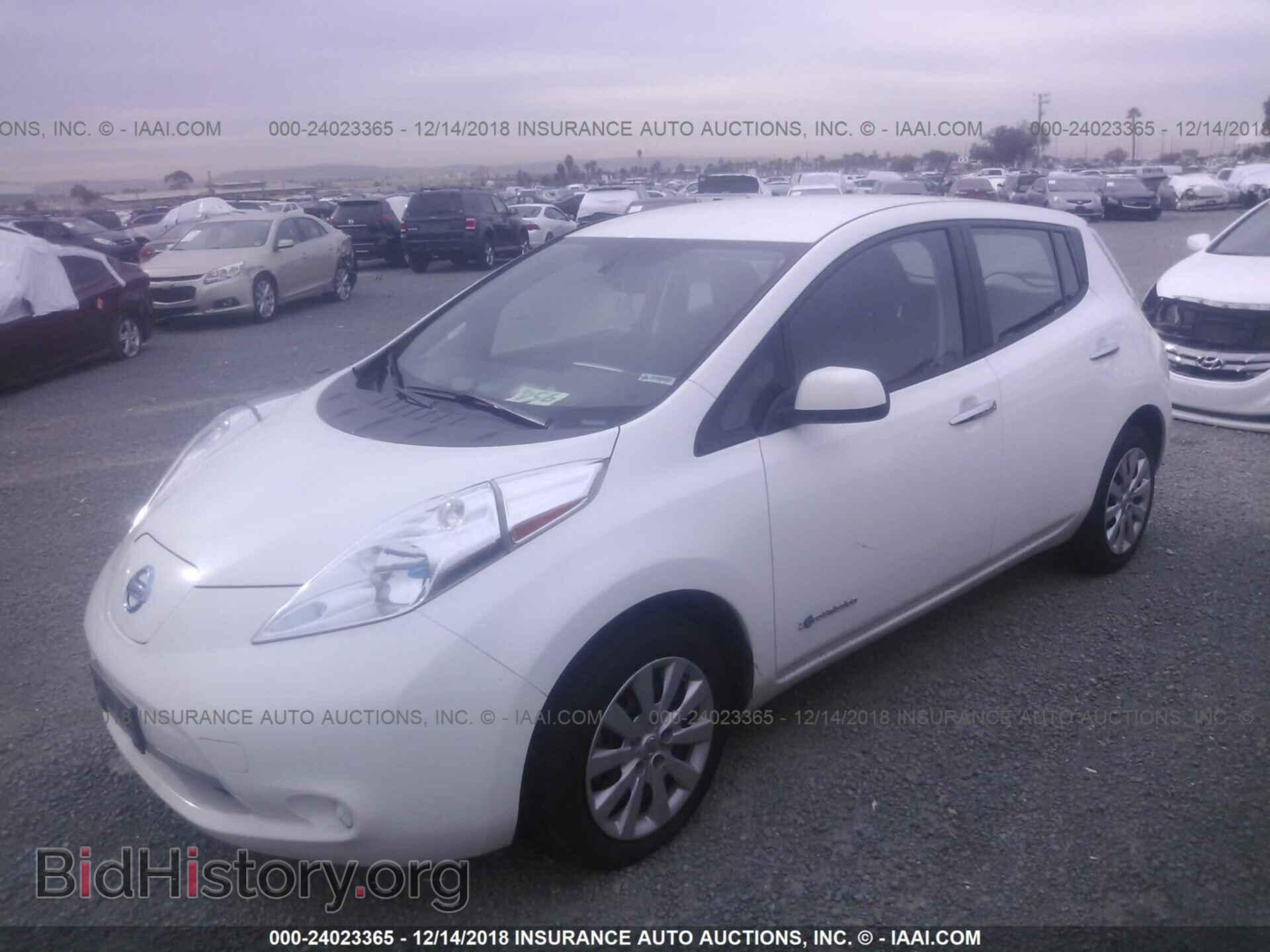 2013 Nissan Leaf - VIN: 1N4AZ0CP8DC422224 - Фото 2