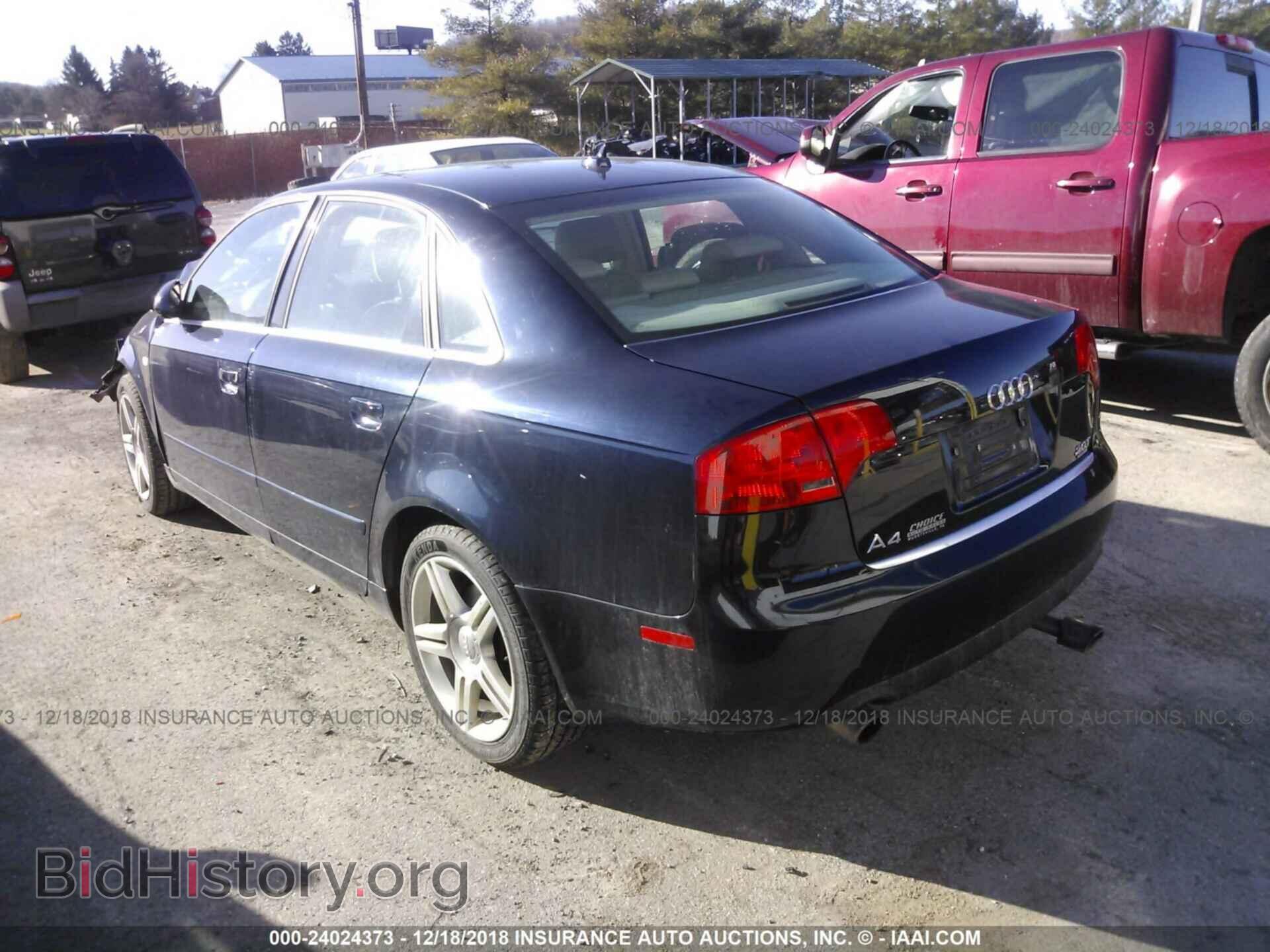 2007 AUDI A4 - VIN: WAUDF78E87A040417 - Фото 3