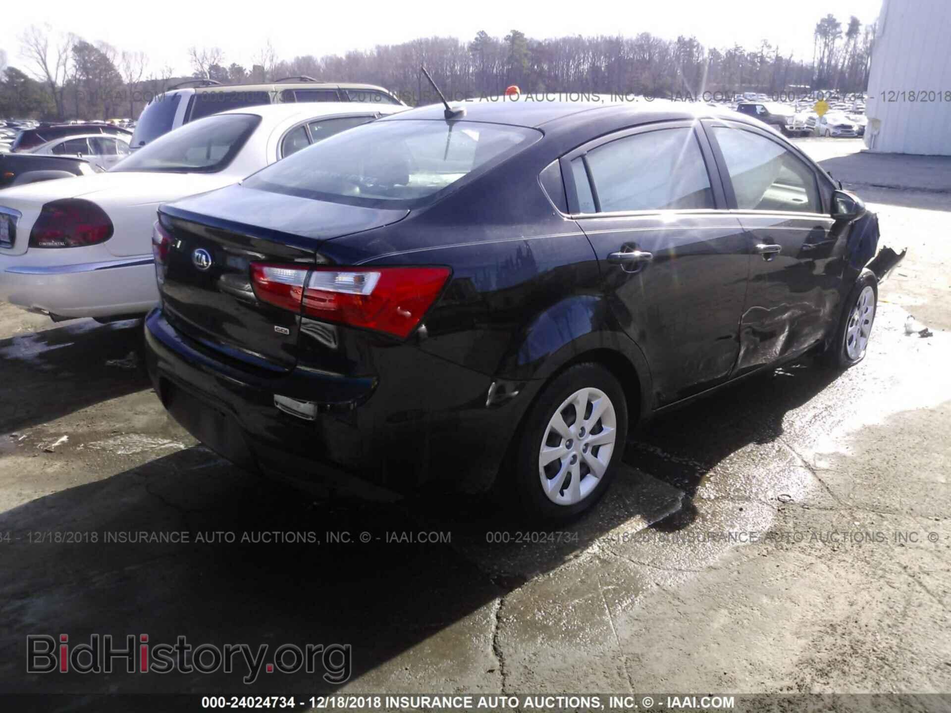 2015 KIA RIO - VIN: KNADM4A37F6505025 - Фото 4