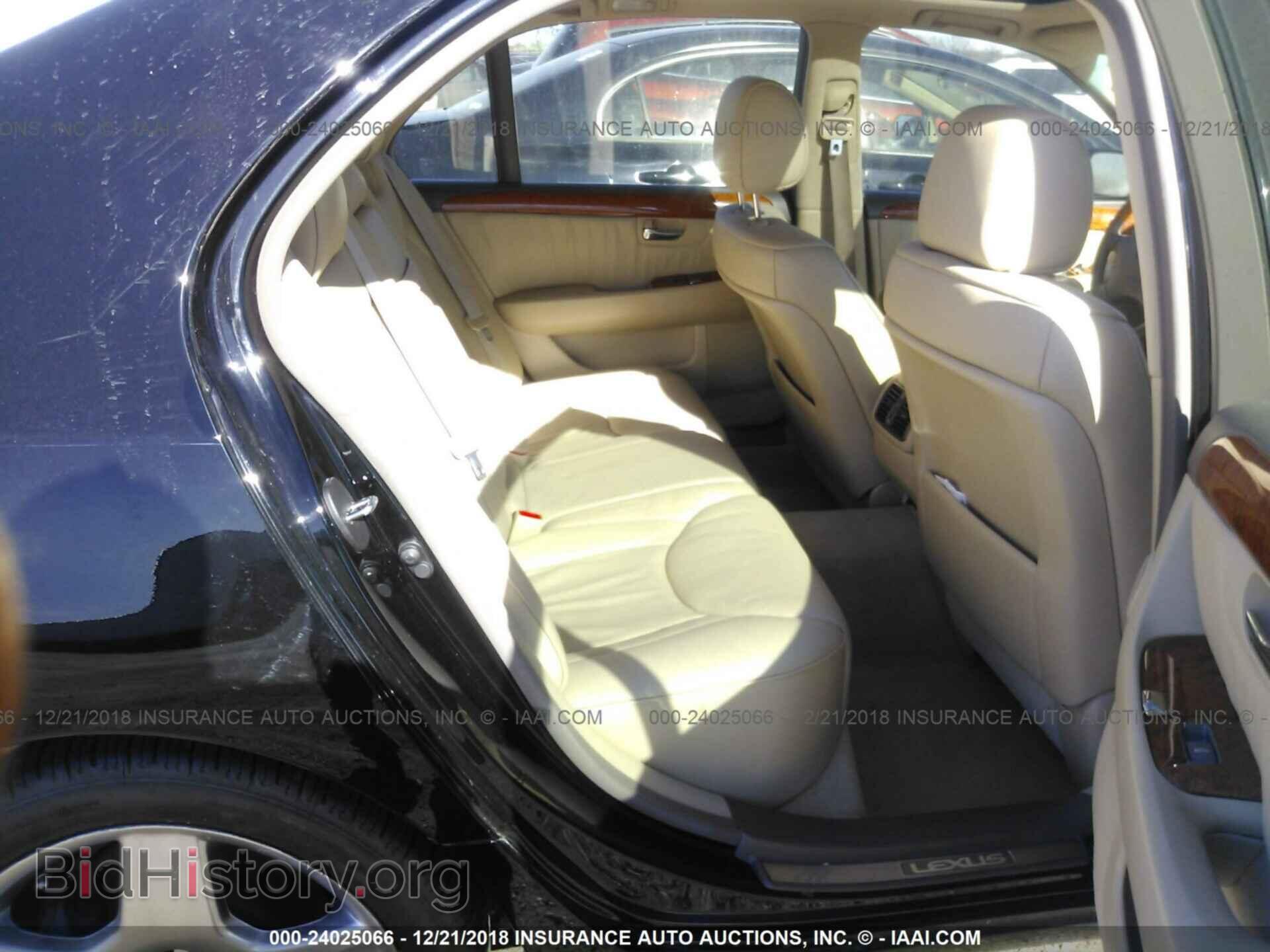 2006 LEXUS LS - VIN: JTHBN36F165042291 - Фото 8
