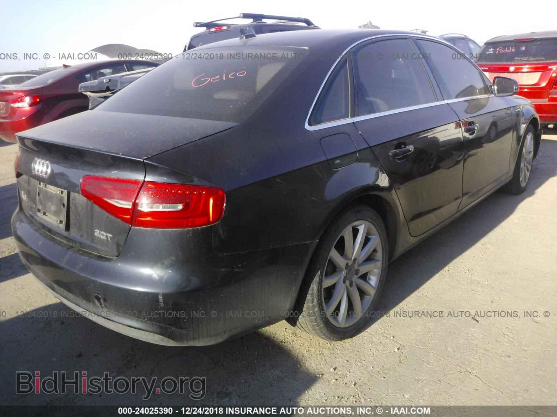 2013 AUDI A4 - VIN: WAUEFAFL0DN045828 - Фото 4