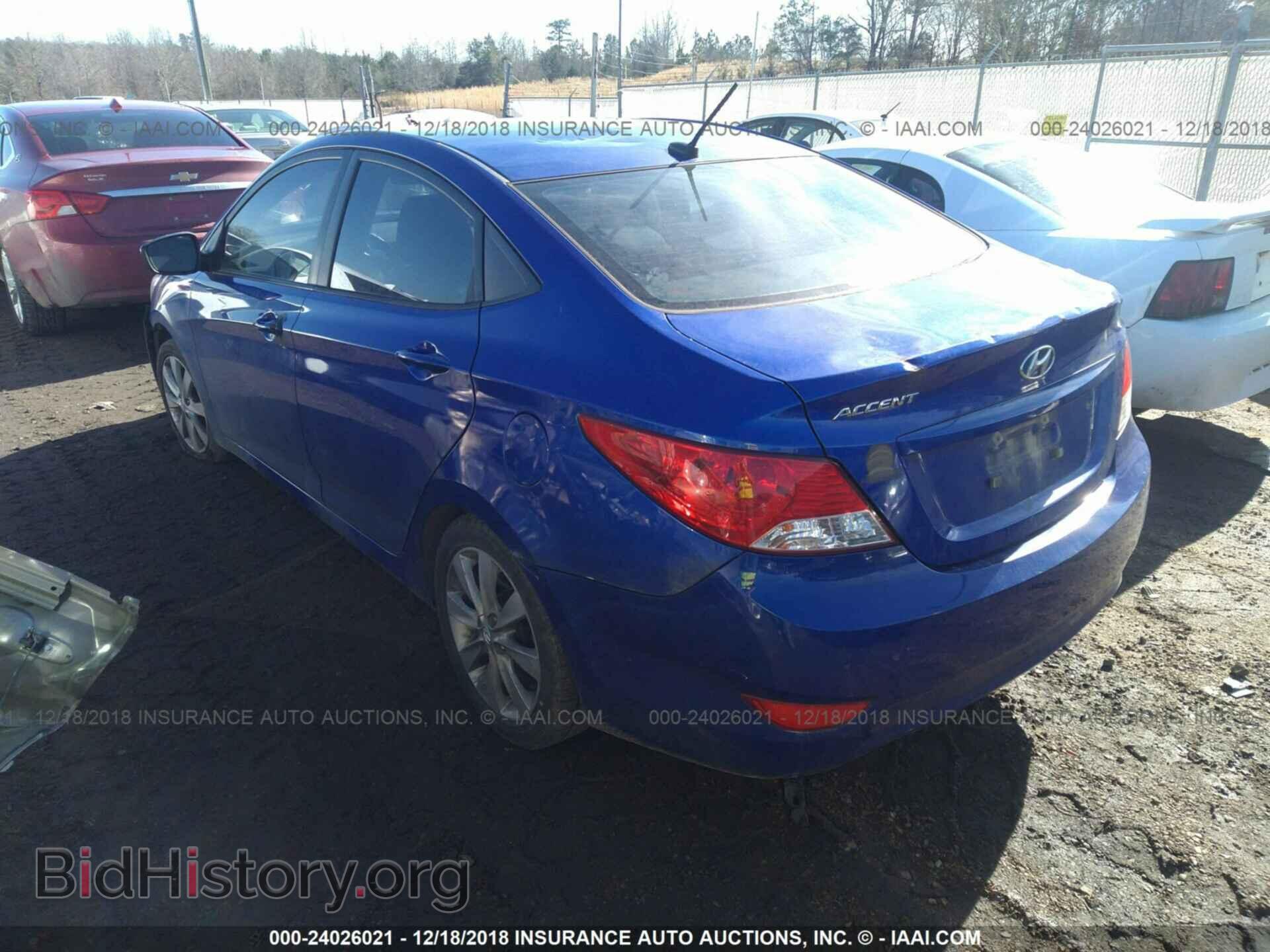 2012 HYUNDAI ACCENT - VIN: KMHCU4AE8CU167671 - Фото 3