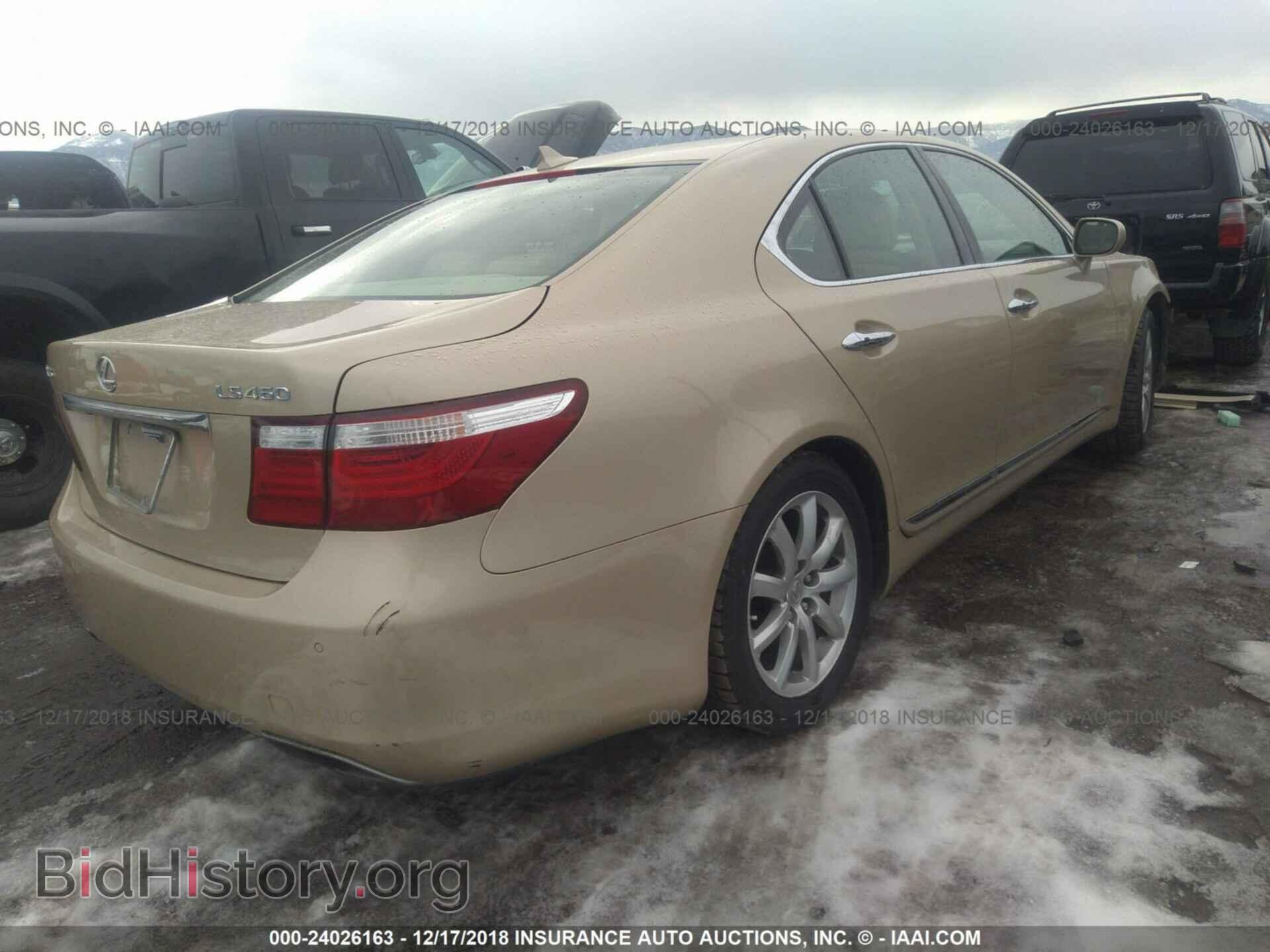 2007 LEXUS LS - VIN: JTHBL46F175047746 - Photo 4