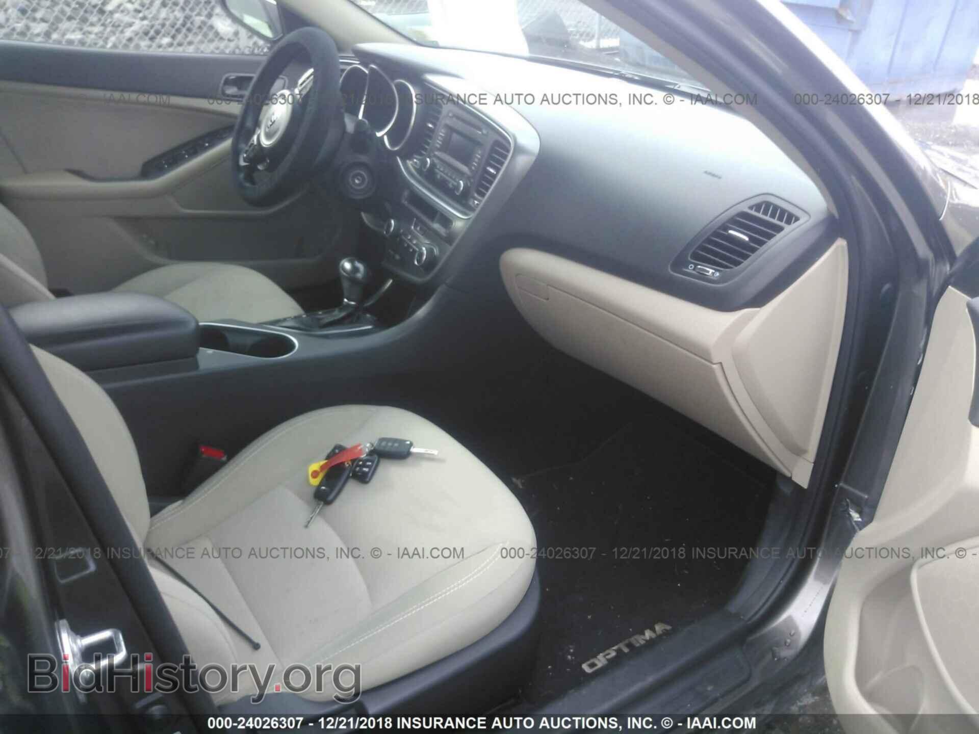 2014 KIA OPTIMA - VIN: 5XXGM4A75EG279148 - Фото 5