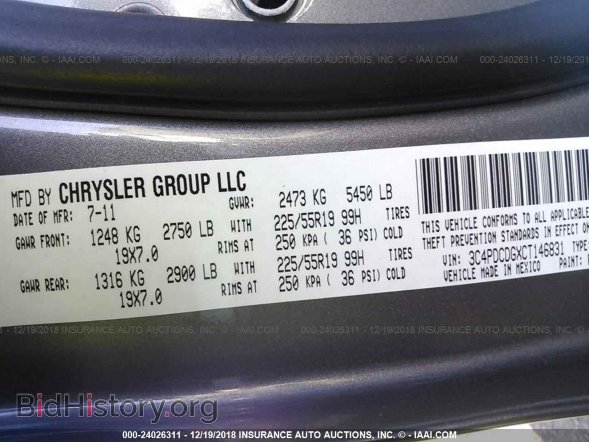 2012 DODGE JOURNEY - VIN: 3C4PDCDGXCT146831 - Photo 9