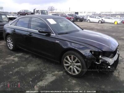 2013 Audi A6, black — VIN WAUGGAFC3DN025045, IAAI