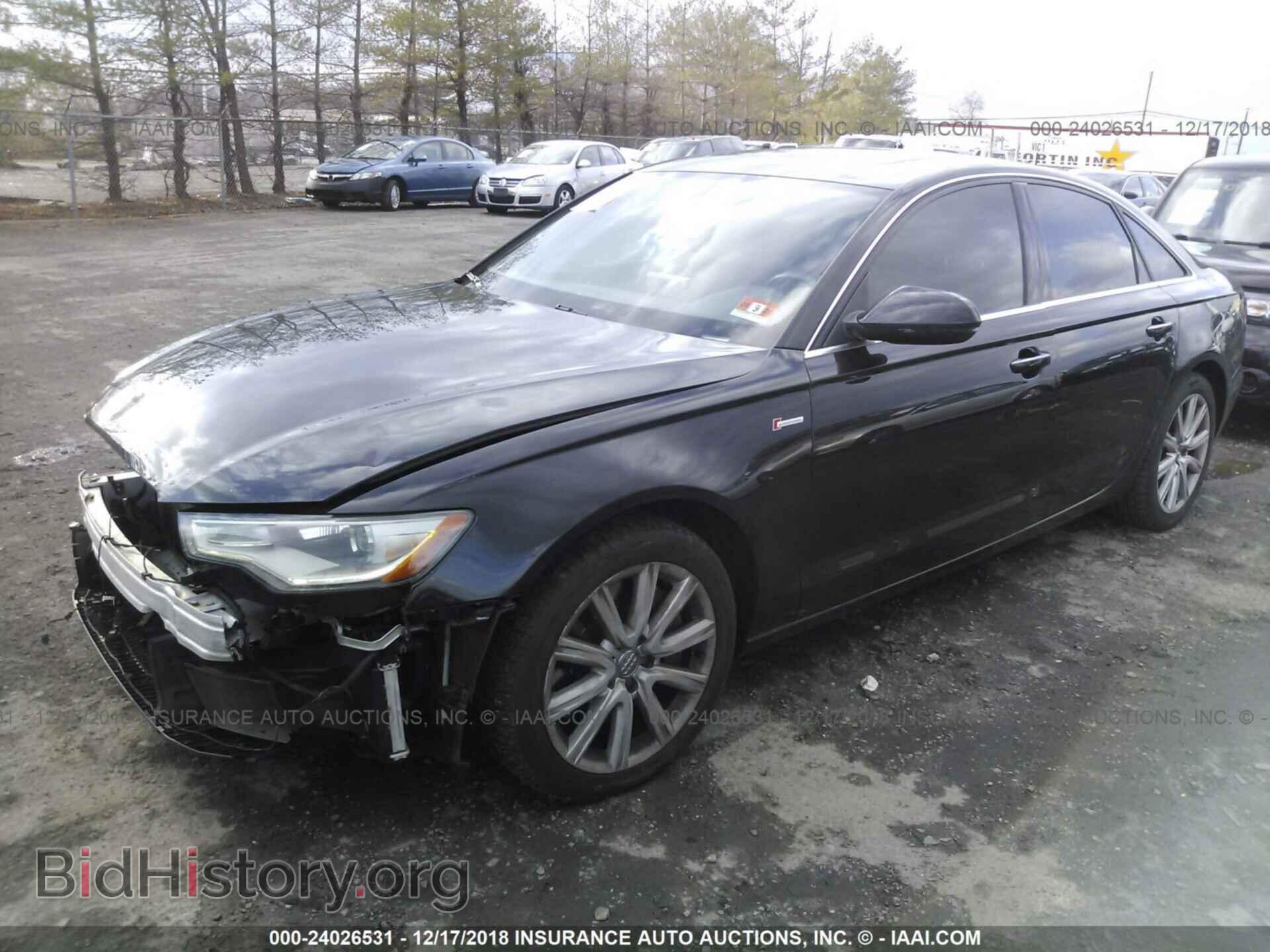 2013 AUDI A6 - VIN: WAUGGAFC3DN025045 - Фото 2