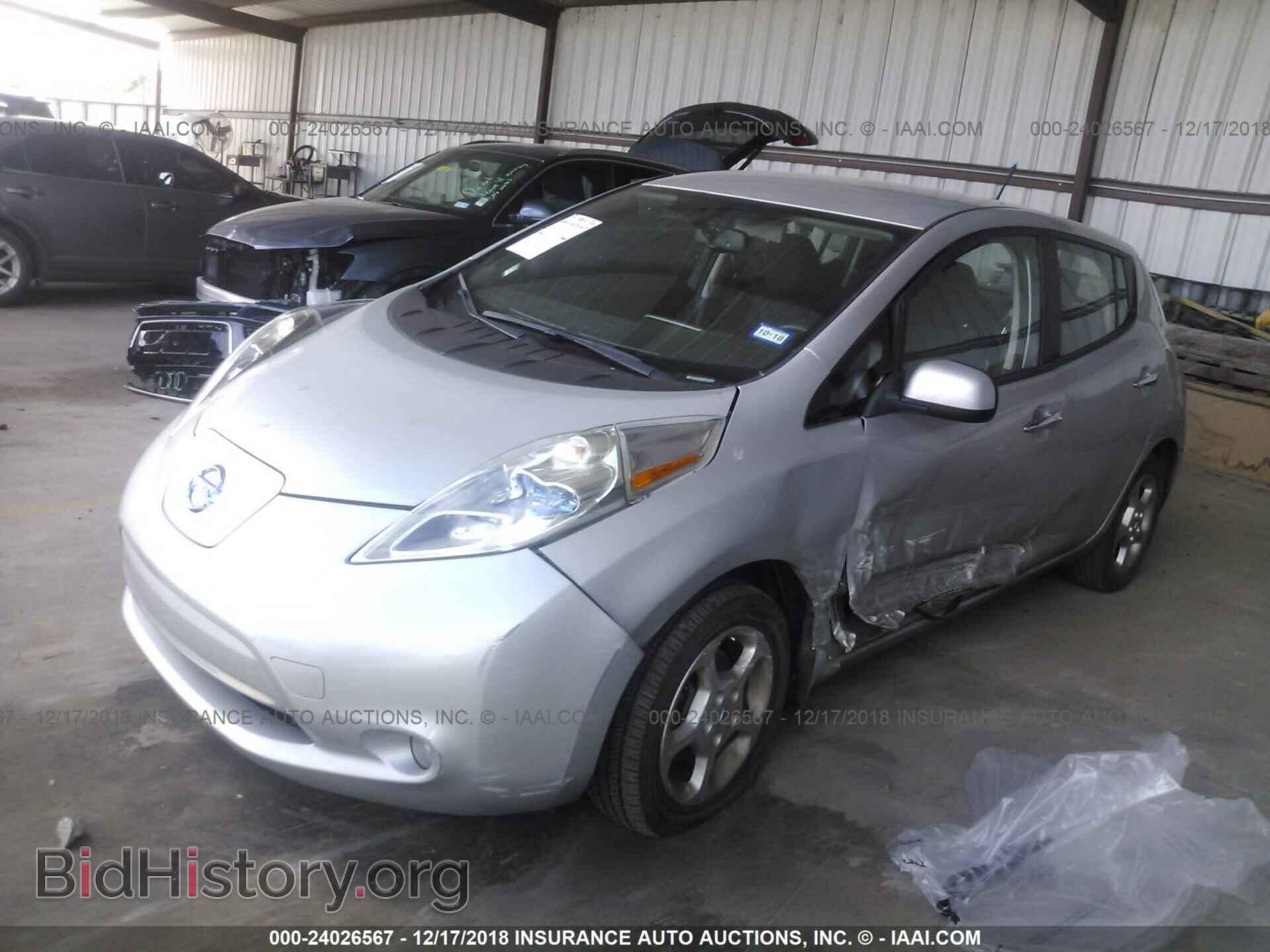 2013 NISSAN LEAF - VIN: 1N4AZ0CP7DC404474 - Фото 2