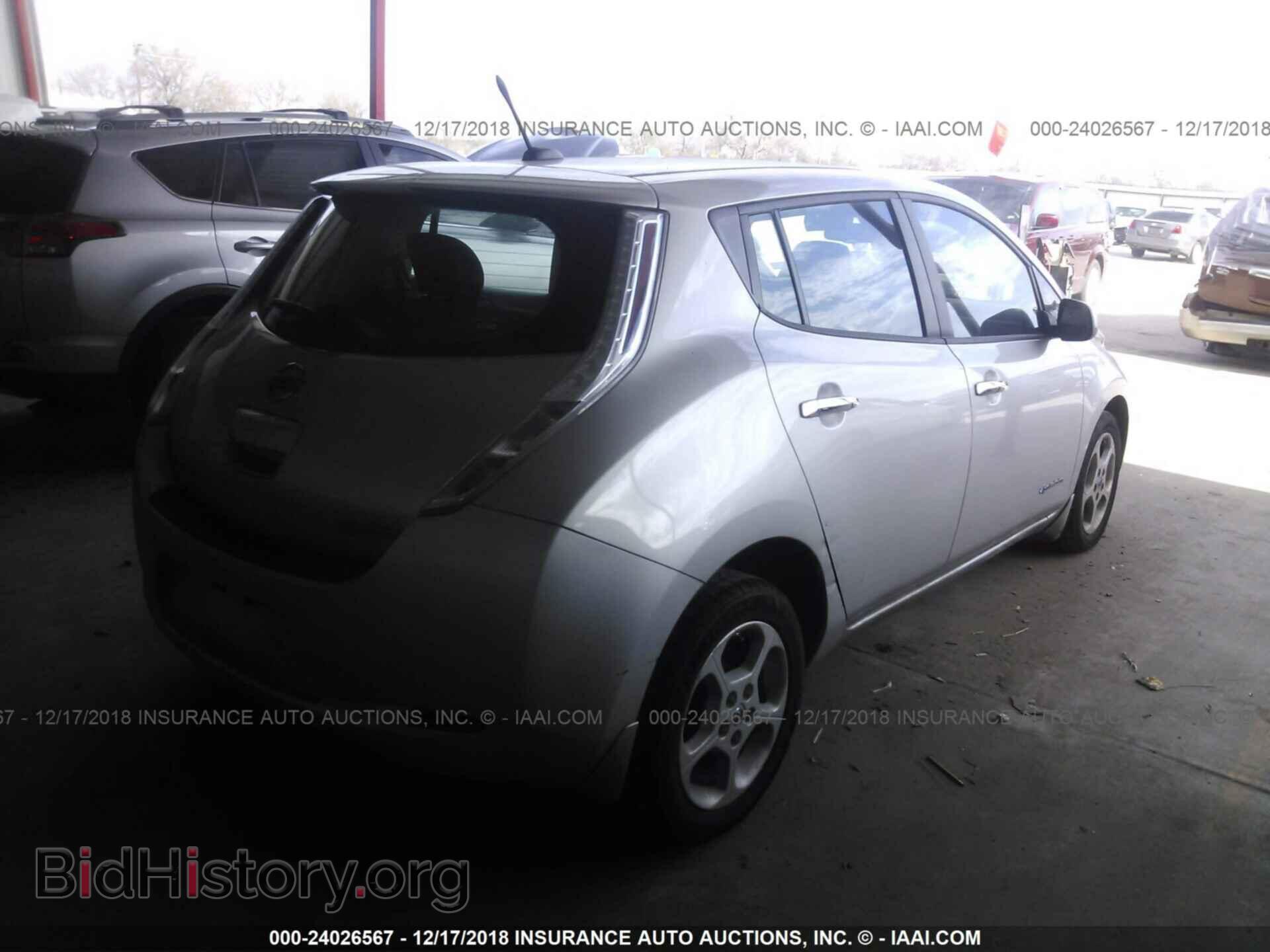 2013 NISSAN LEAF - VIN: 1N4AZ0CP7DC404474 - Фото 4