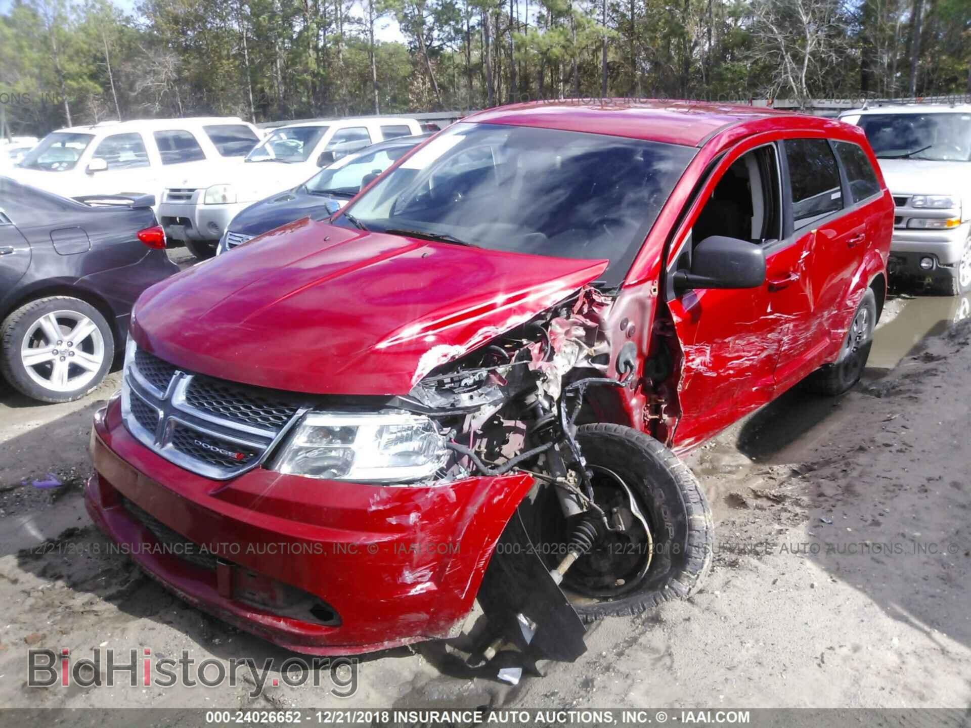 2012 DODGE JOURNEY - VIN: 3C4PDCAB2CT276076 - Фото 2