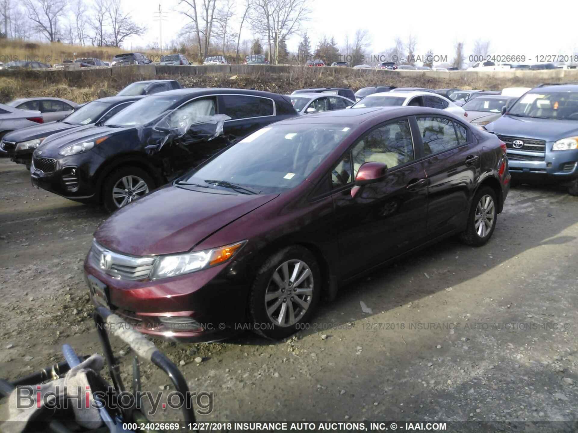 2012 HONDA CIVIC - VIN: 19XFB2F96CE364716 - Photo 2