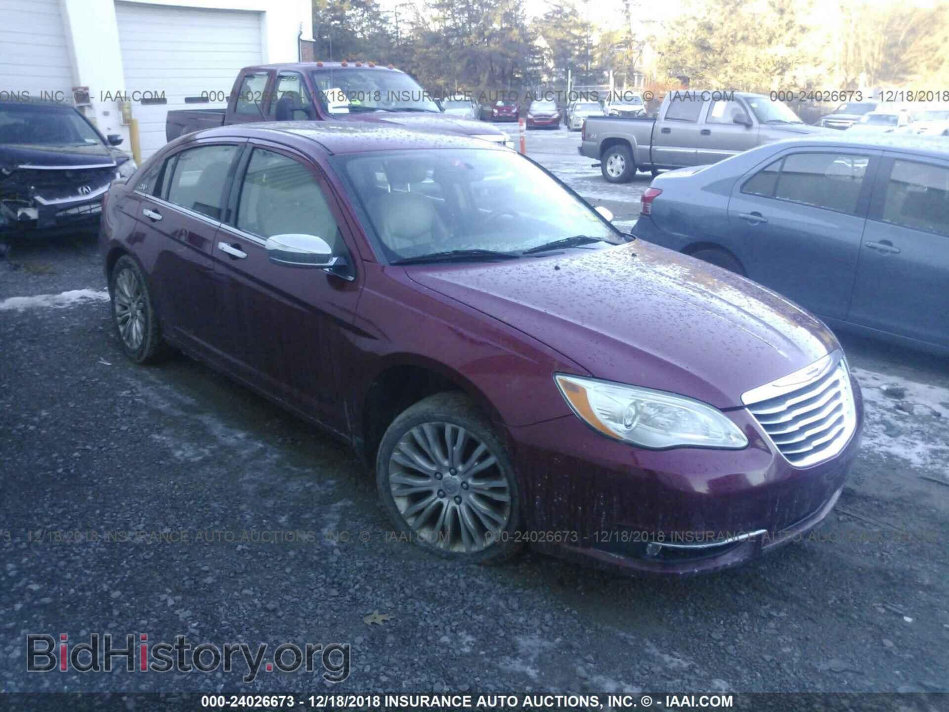 Фотография 1C3CCBCB9CN117018 - CHRYSLER 200 2012