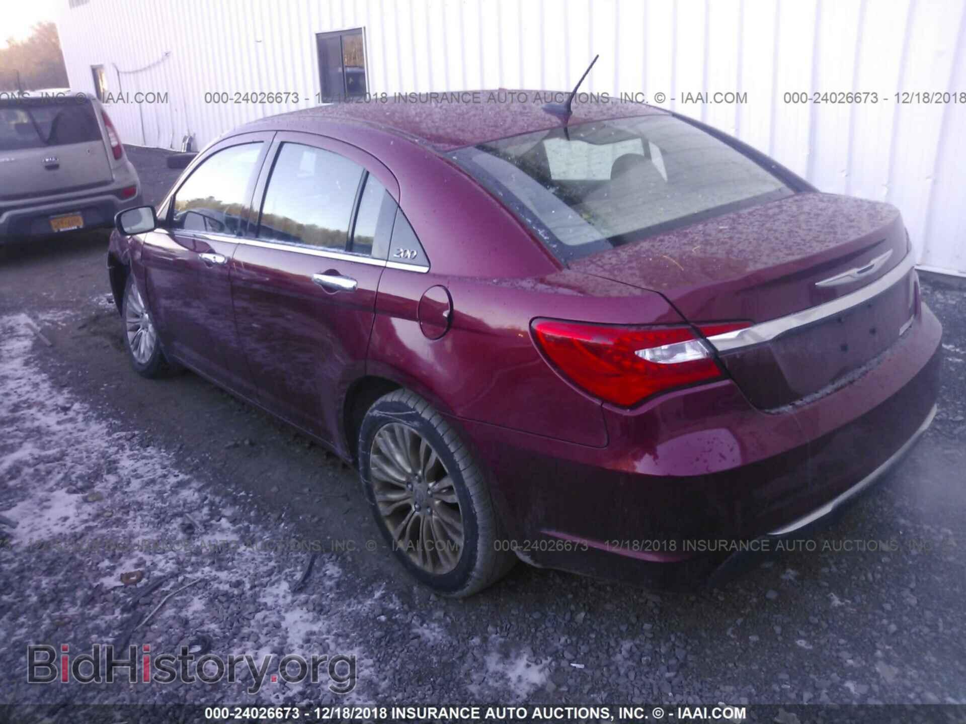 2012 CHRYSLER 200 - VIN: 1C3CCBCB9CN117018 - Фото 3