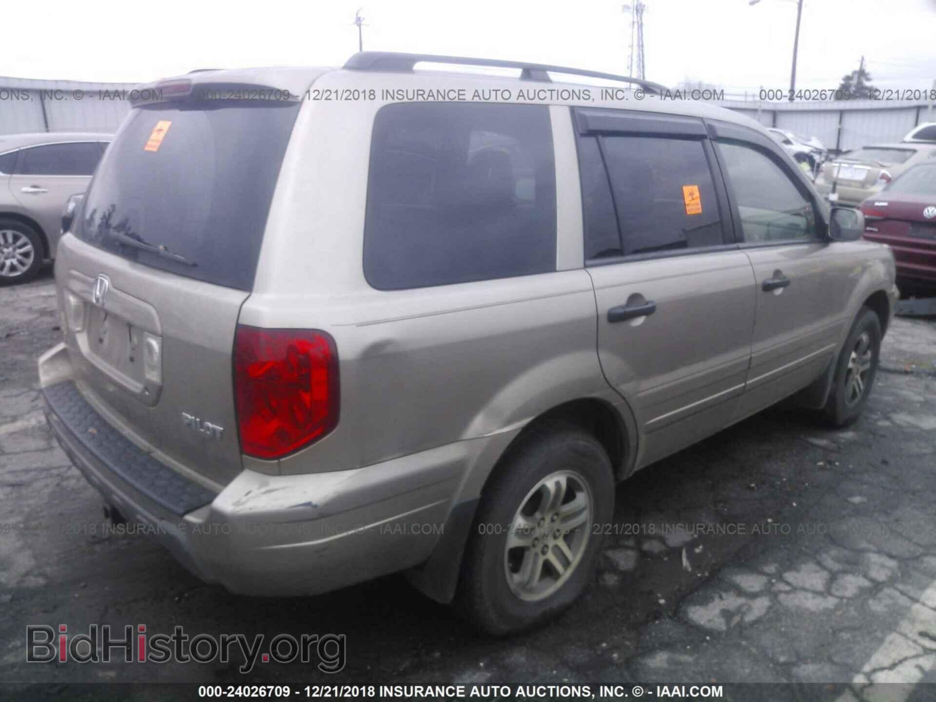 2005 HONDA PILOT - VIN: 5FNYF18535B048768 - Фото 4