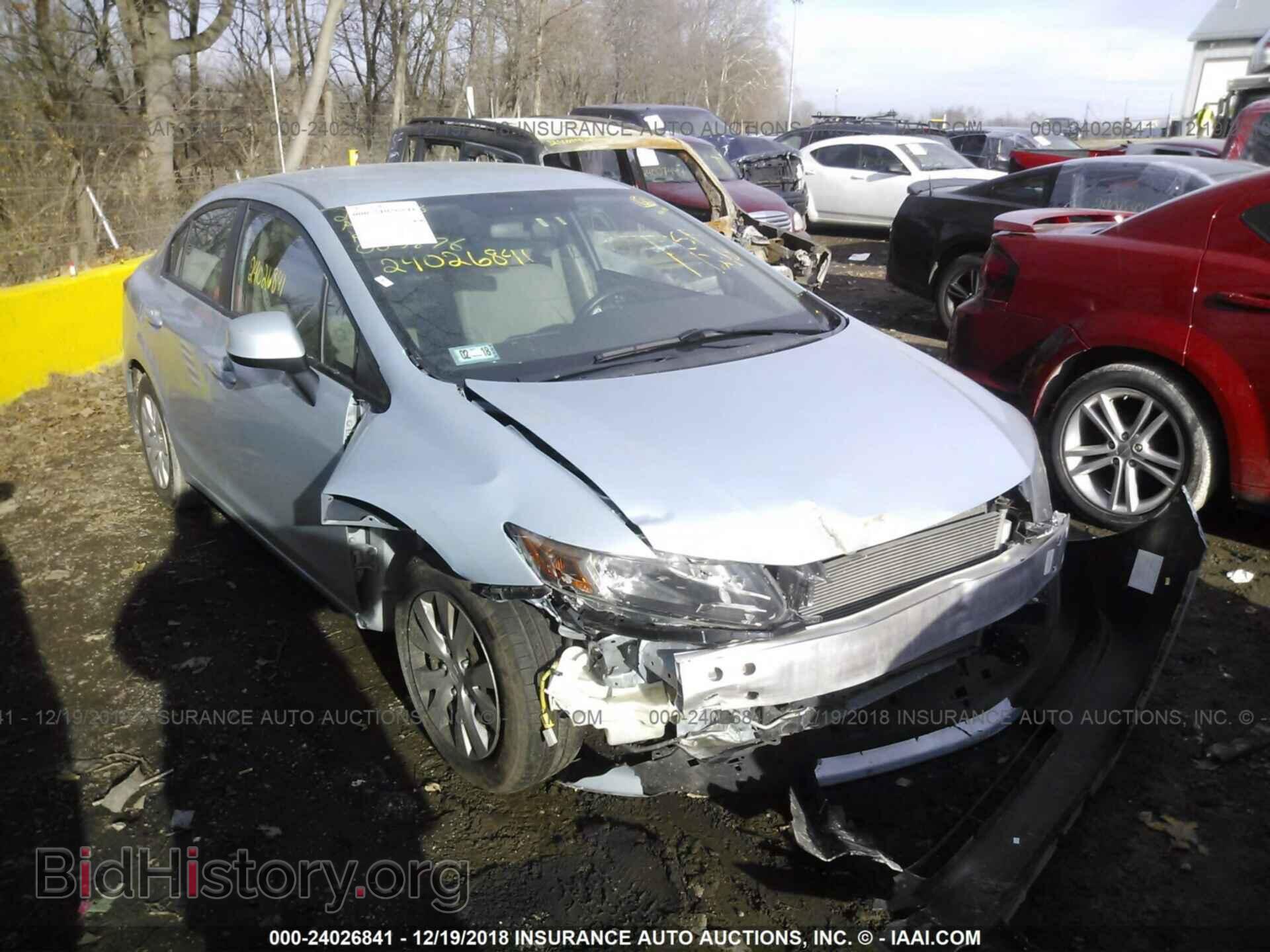 Фотография 19XFB2F54CE067876 - HONDA CIVIC 2012