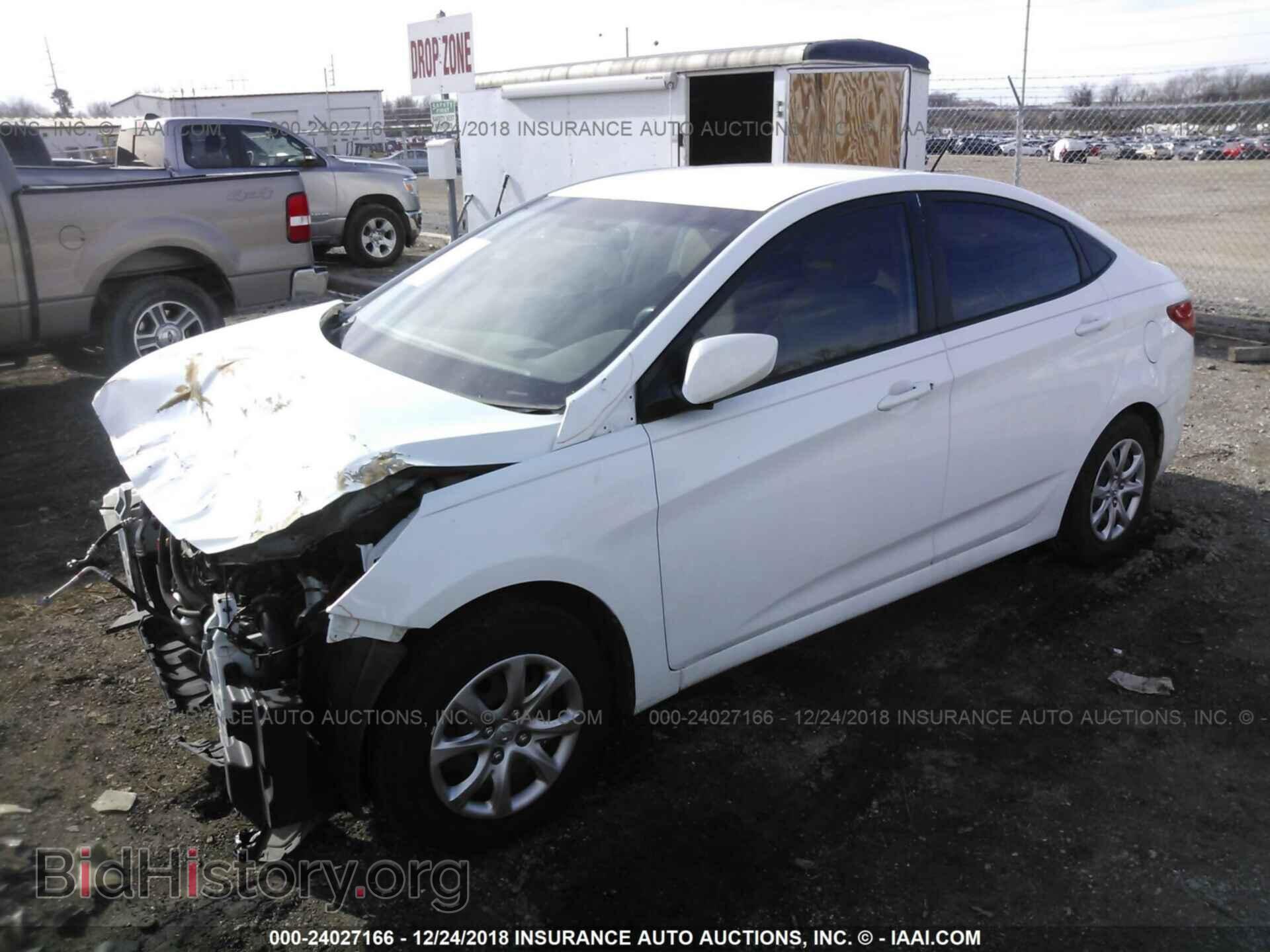 2014 HYUNDAI ACCENT - VIN: KMHCT4AE6EU613273 - Фото 2