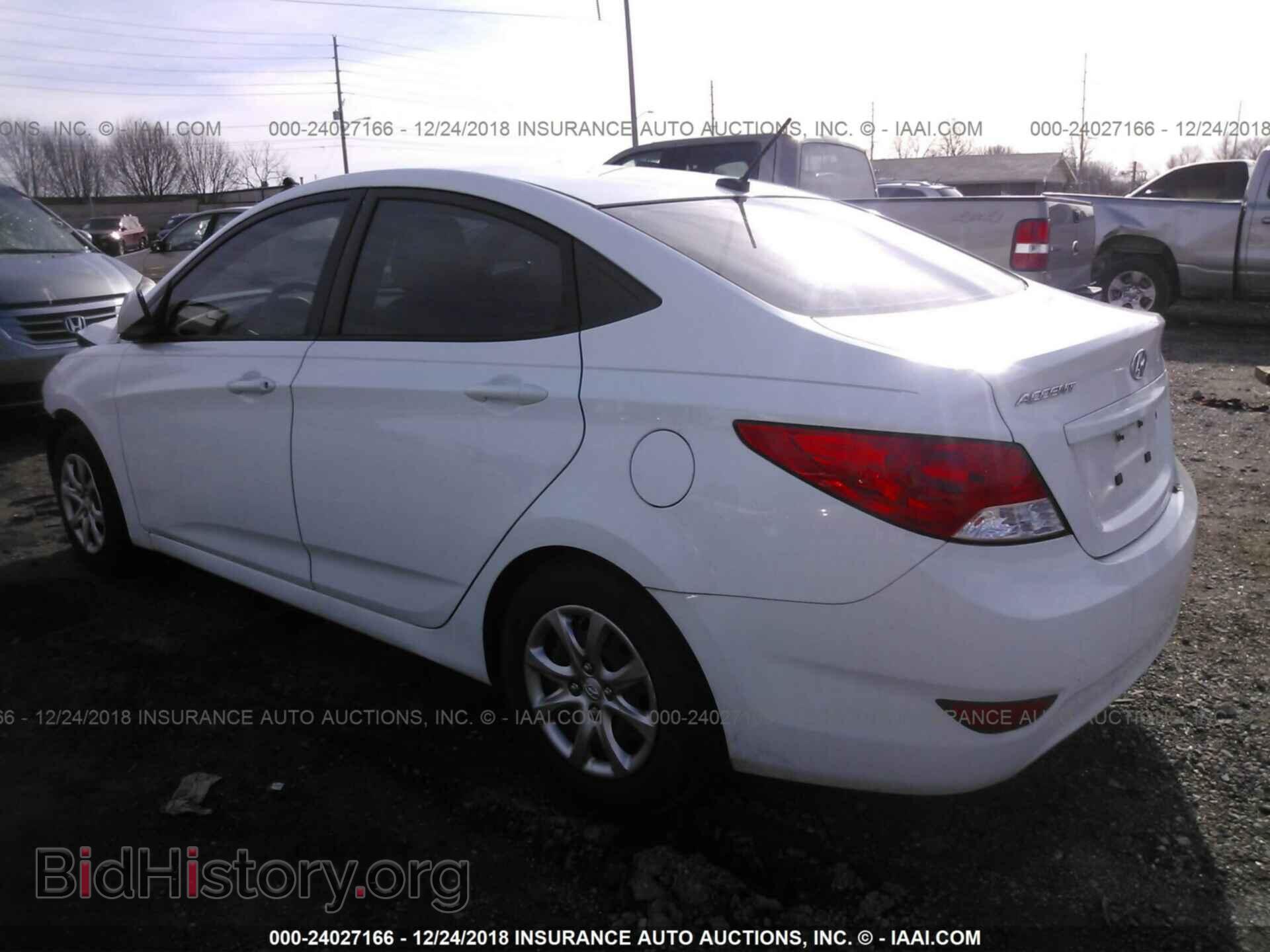 2014 HYUNDAI ACCENT - VIN: KMHCT4AE6EU613273 - Фото 3