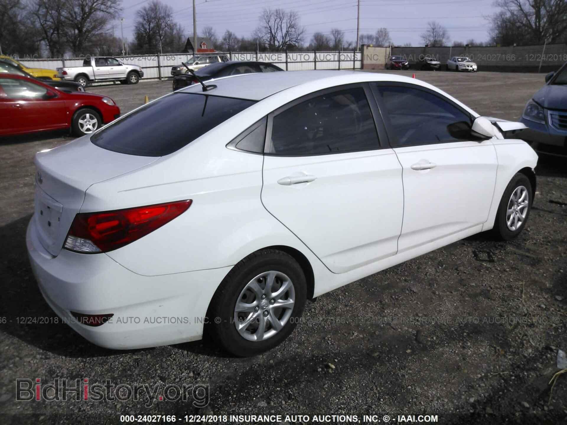 2014 HYUNDAI ACCENT - VIN: KMHCT4AE6EU613273 - Фото 4
