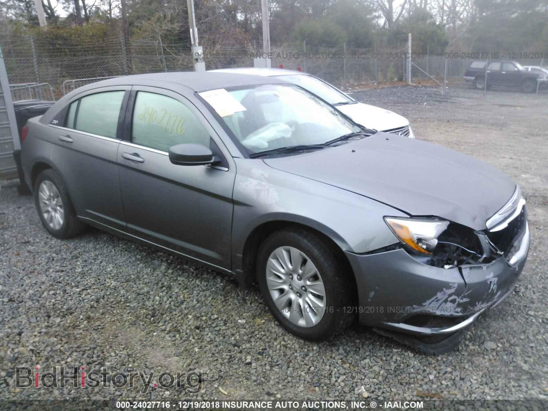 Фотография 1C3CCBAB6CN291793 - CHRYSLER 200 2012