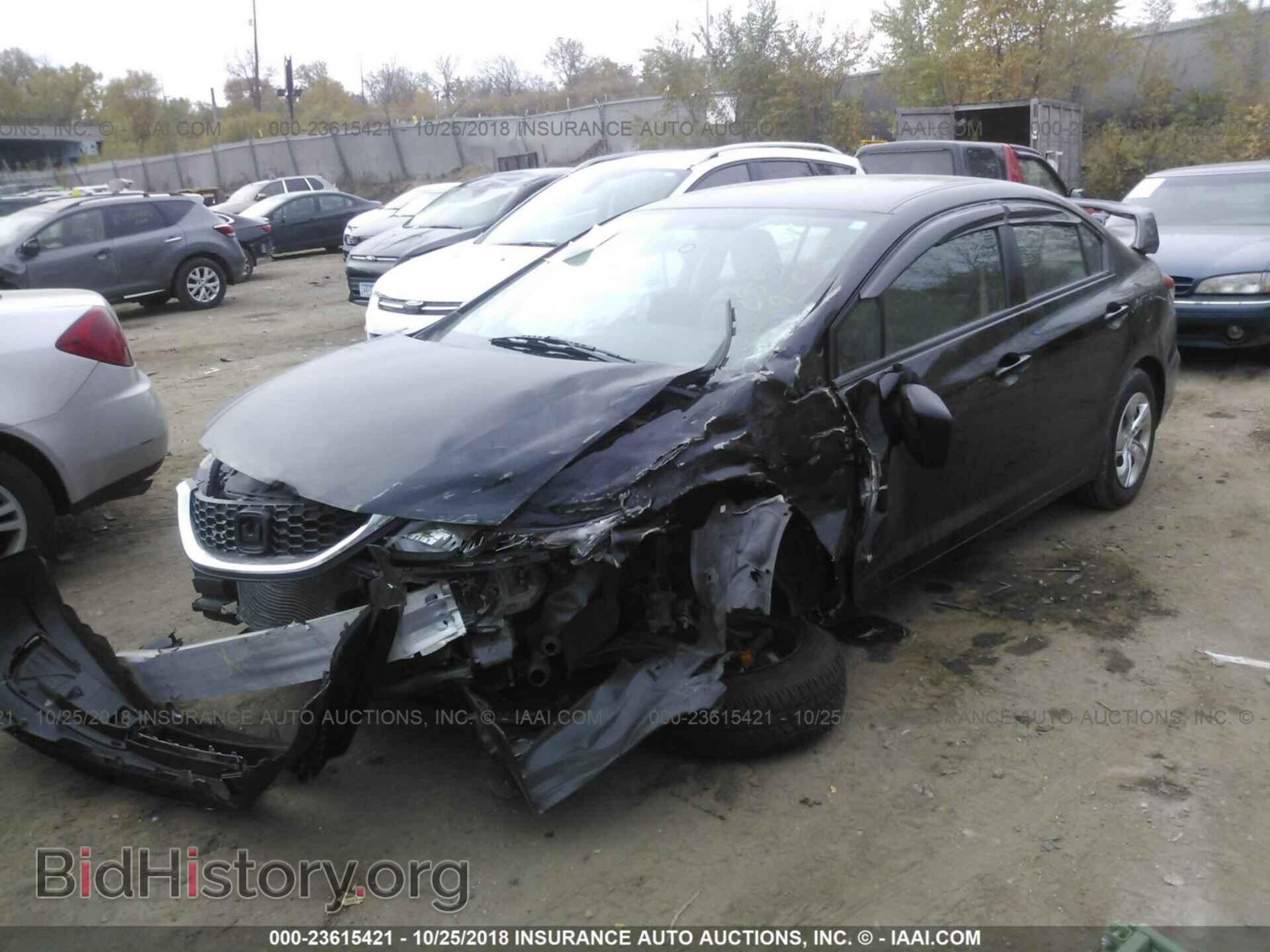 2014 HONDA CIVIC - VIN: 19XFB2F52EE005461 - Фото 2