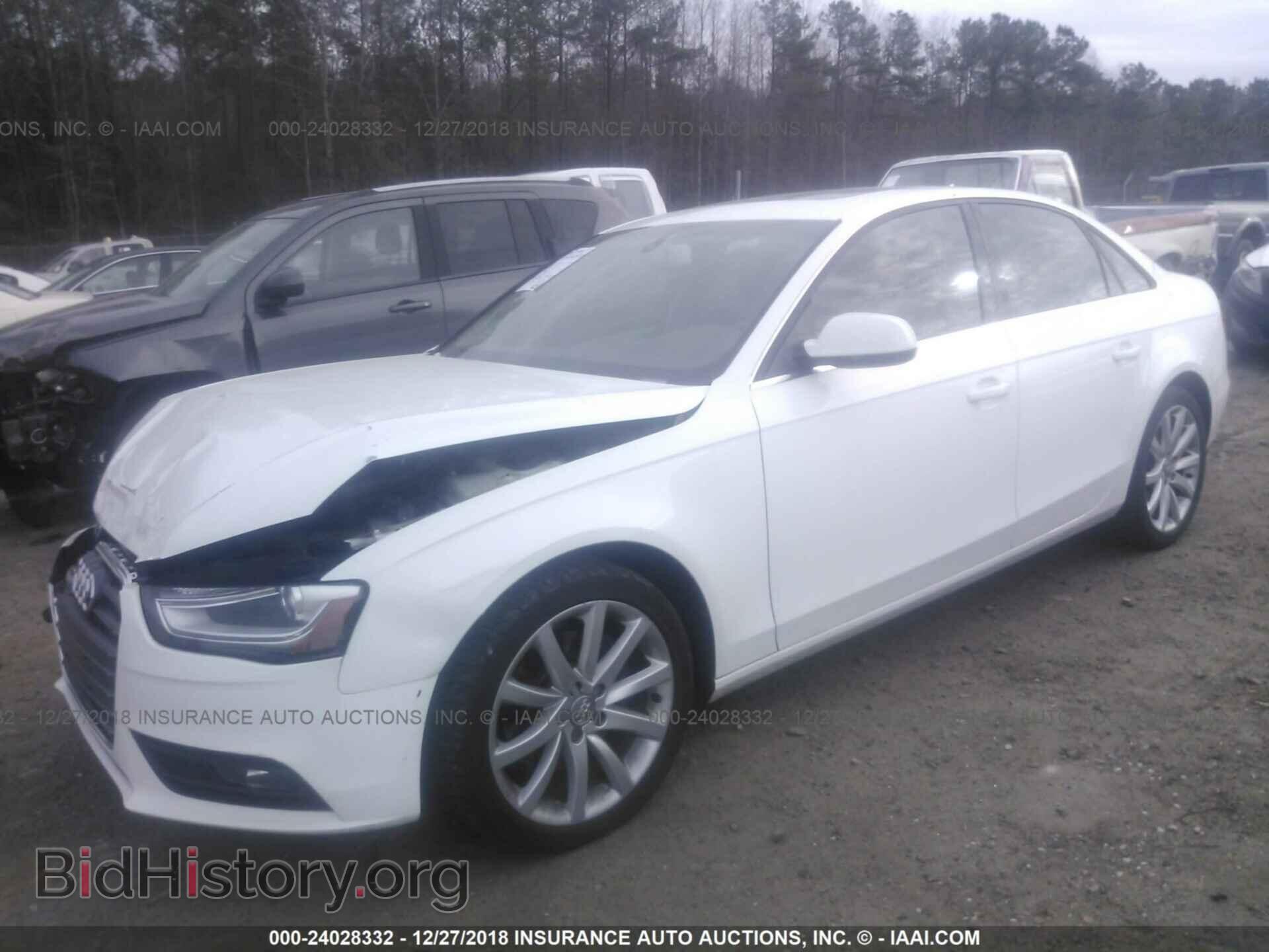 2013 AUDI A4 - VIN: WAUFFAFL9DN005154 - Фото 2